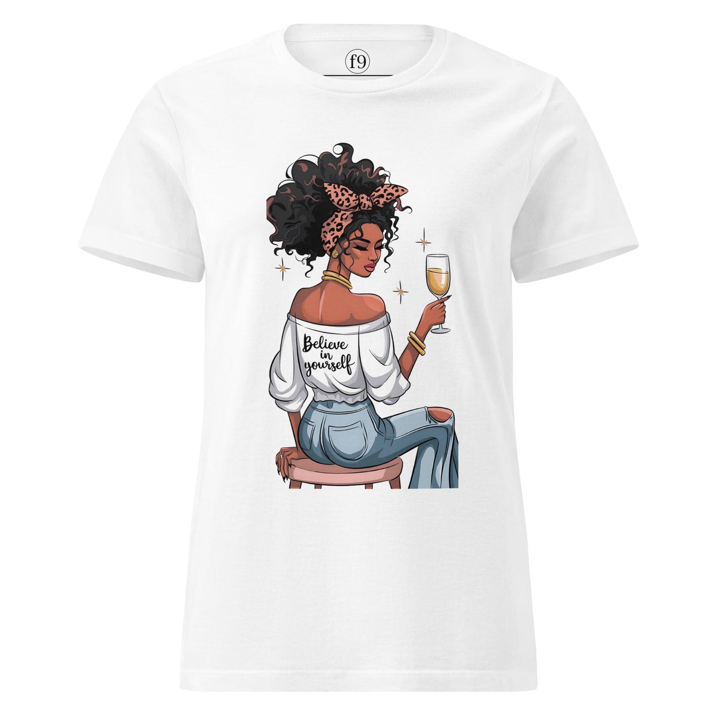 Believe in Yourself | Women’s Basic Softstyle T-Shirt - f9artist