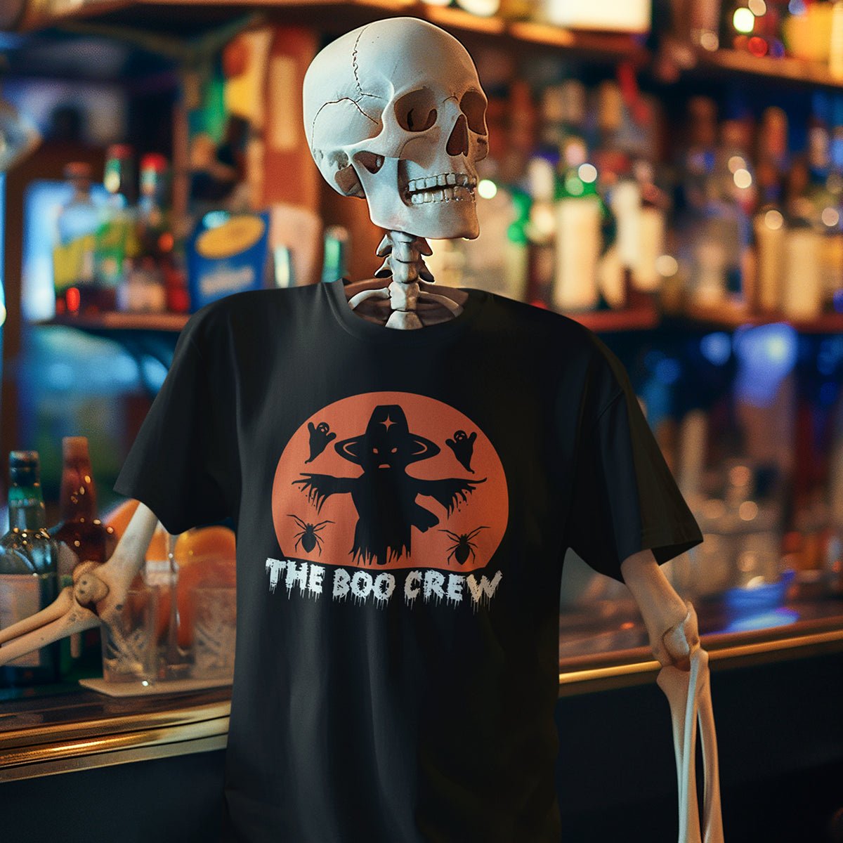 Boo Crew Halloween Unisex T-Shirt | Funny Spooky Graphic Tee for October & Costume Parties - f9artist