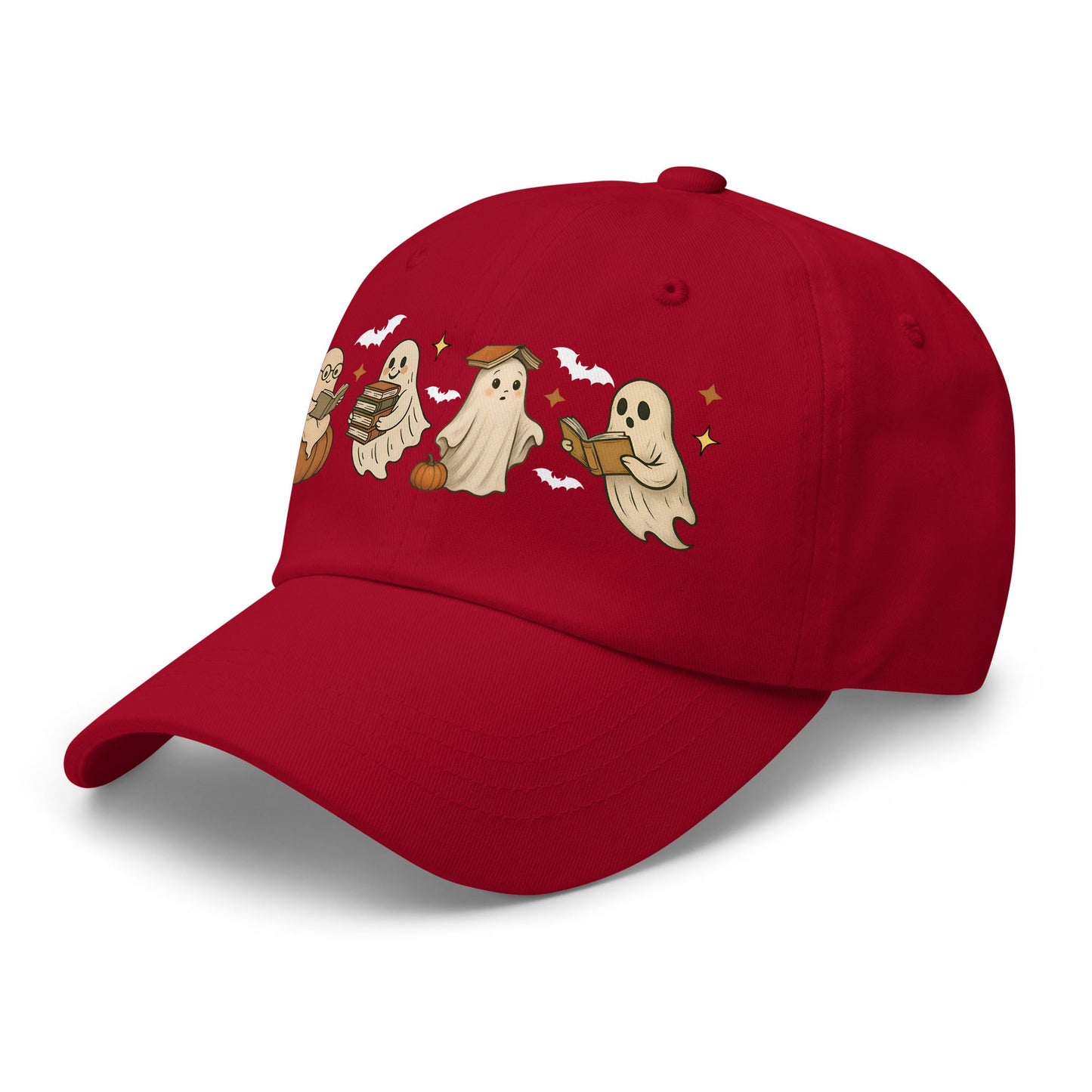 👻 Bookish Ghost Halloween Dad Hat 👻 - f9artist