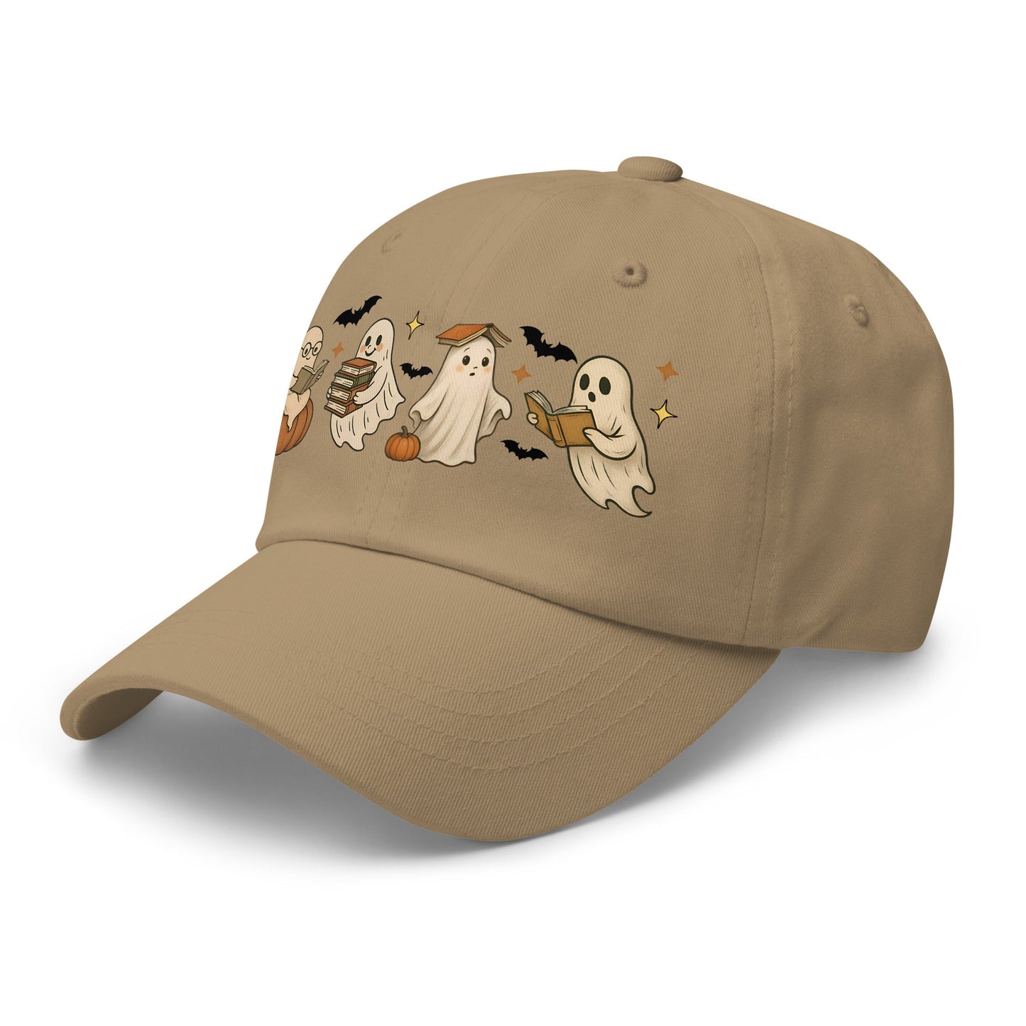 👻 Bookish Ghost Halloween Dad Hat 👻 - f9artist