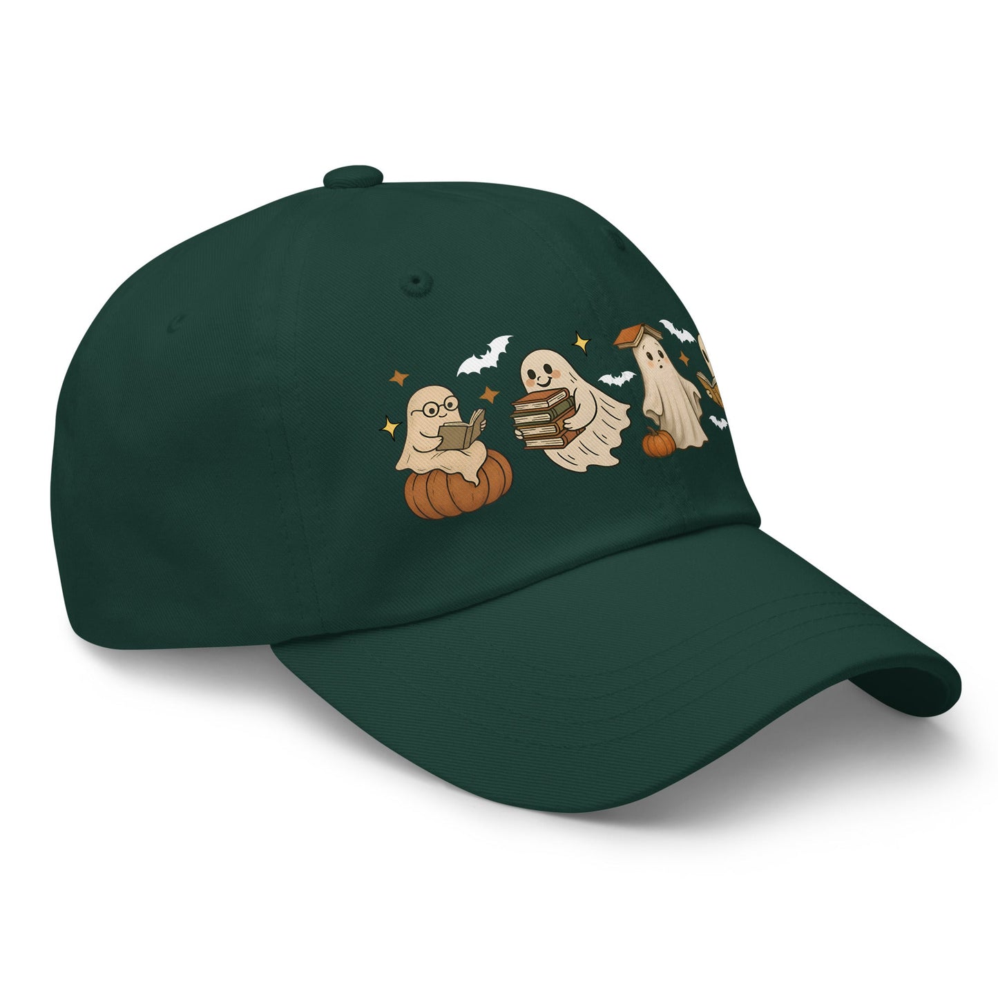 👻 Bookish Ghost Halloween Dad Hat 👻 - f9artist
