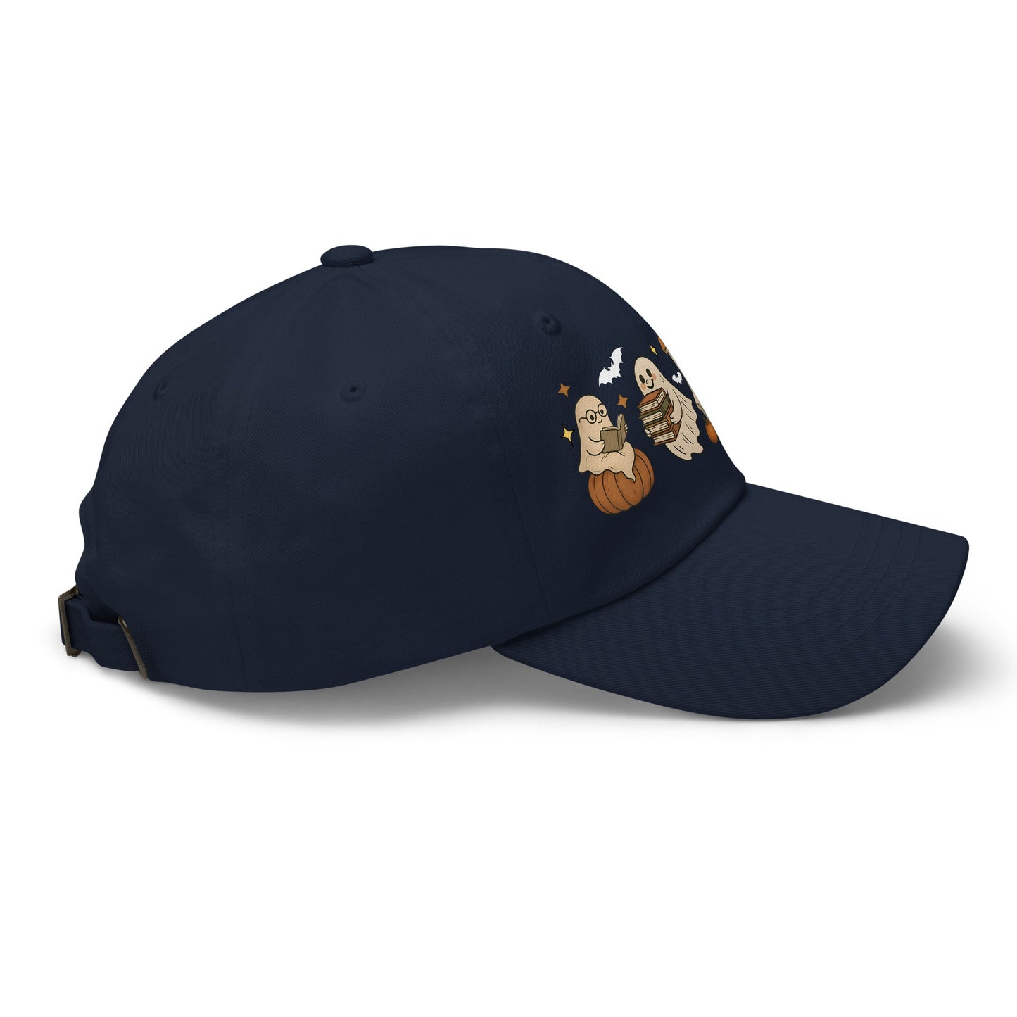 👻 Bookish Ghost Halloween Dad Hat 👻 - f9artist