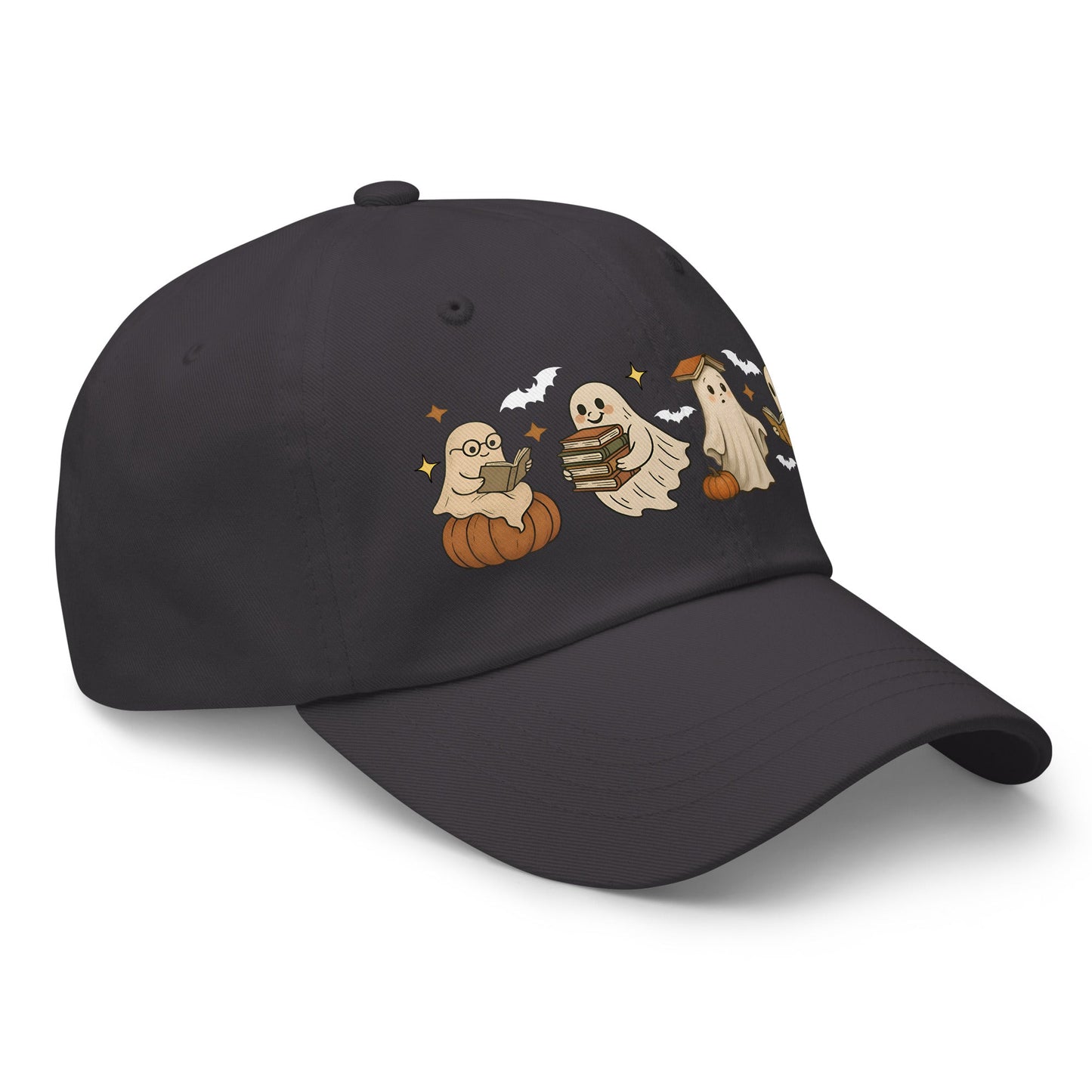 👻 Bookish Ghost Halloween Dad Hat 👻 - f9artist