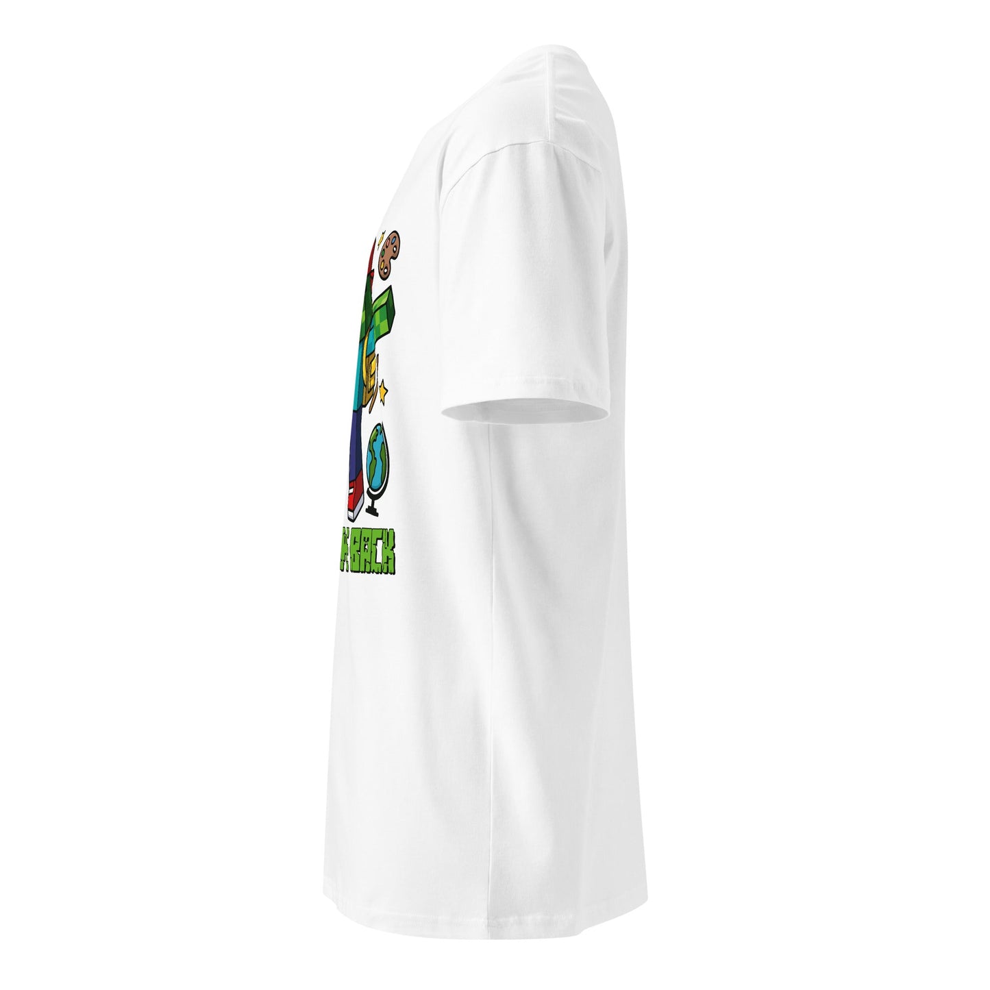 Bruh, We Back Pixel Zombie T-Shirt – Unisex Funny Gamer Style Back to School Premium Tee - f9artist