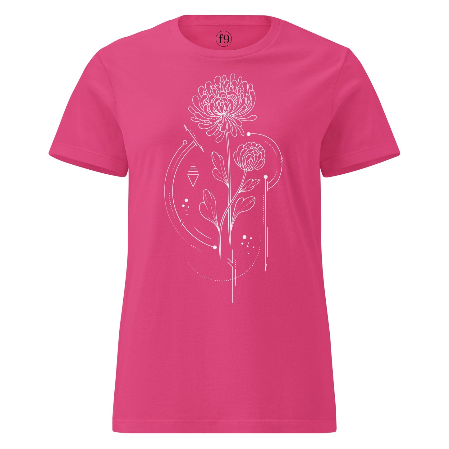 Chrysanthemum Women’s Basic Softstyle T-Shirt - f9artist