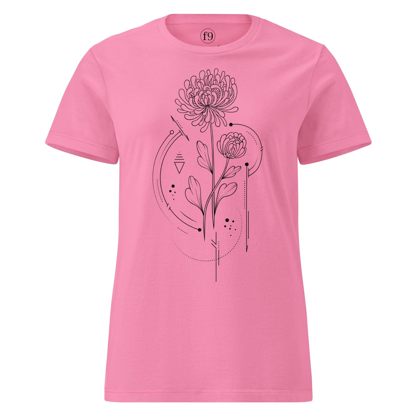 Chrysanthemum Women’s Basic Softstyle T-Shirt - f9artist