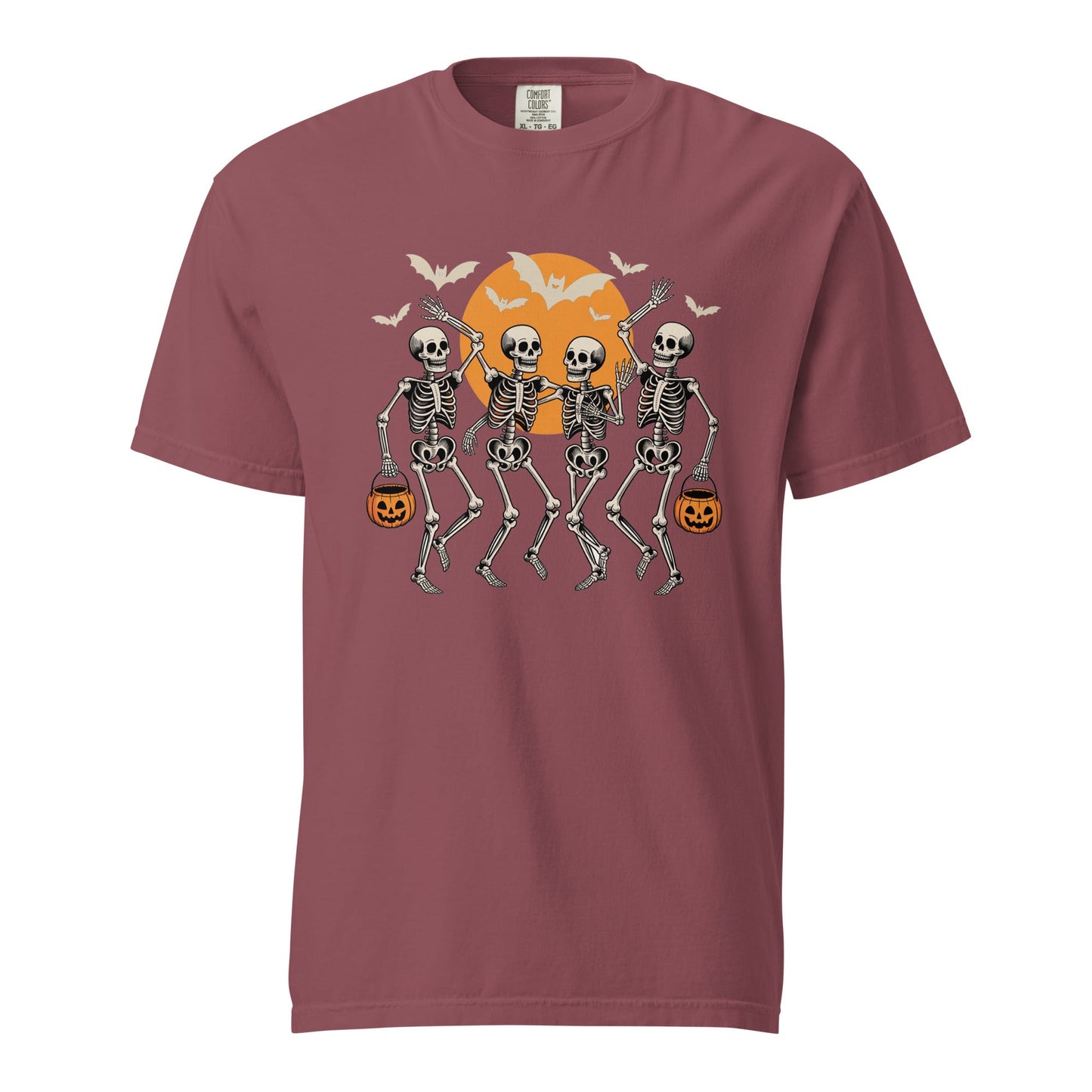 Dancing Skeleton Shirt | Halloween Party Tee | Spooky Skeleton Dancing Halloween T-Shirt - f9artist