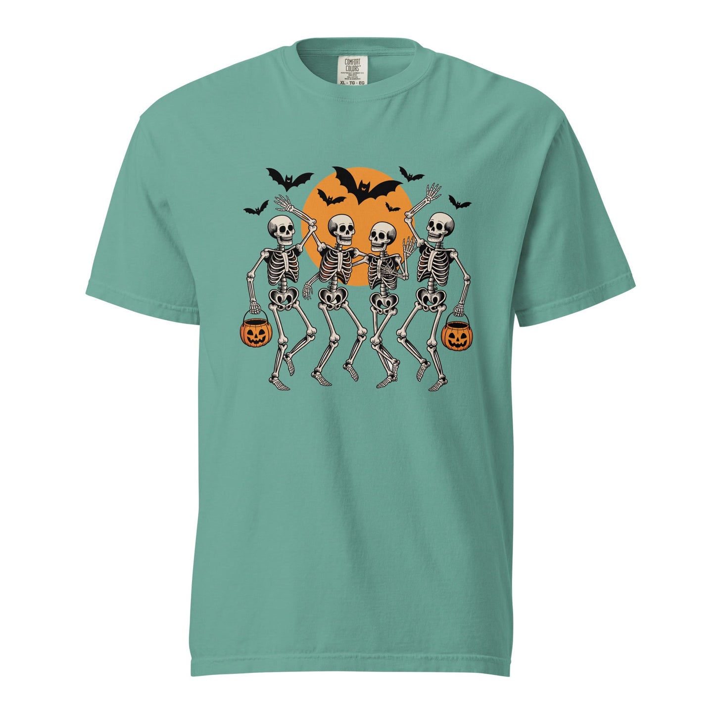 Dancing Skeleton Shirt | Halloween Party Tee | Spooky Skeleton Dancing Halloween T-Shirt - f9artist