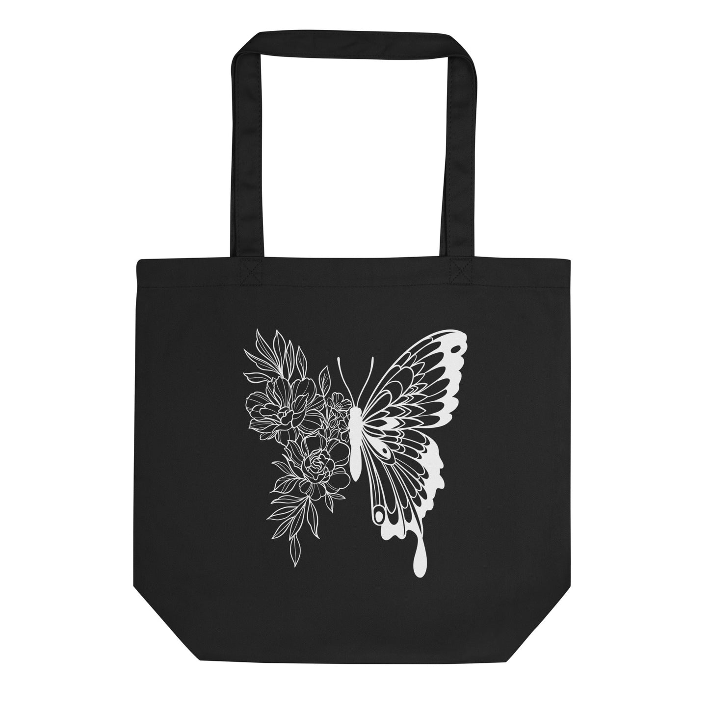 Elegant Butterfly | Nature - Inspired Eco Tote Bag - f9artist
