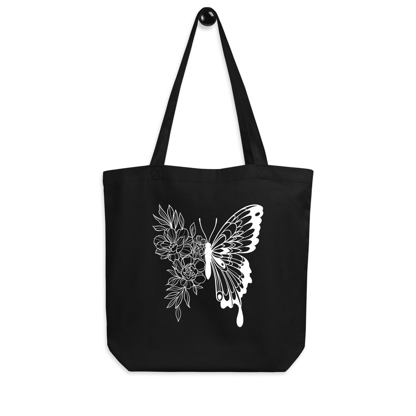 Elegant Butterfly | Nature - Inspired Eco Tote Bag - f9artist