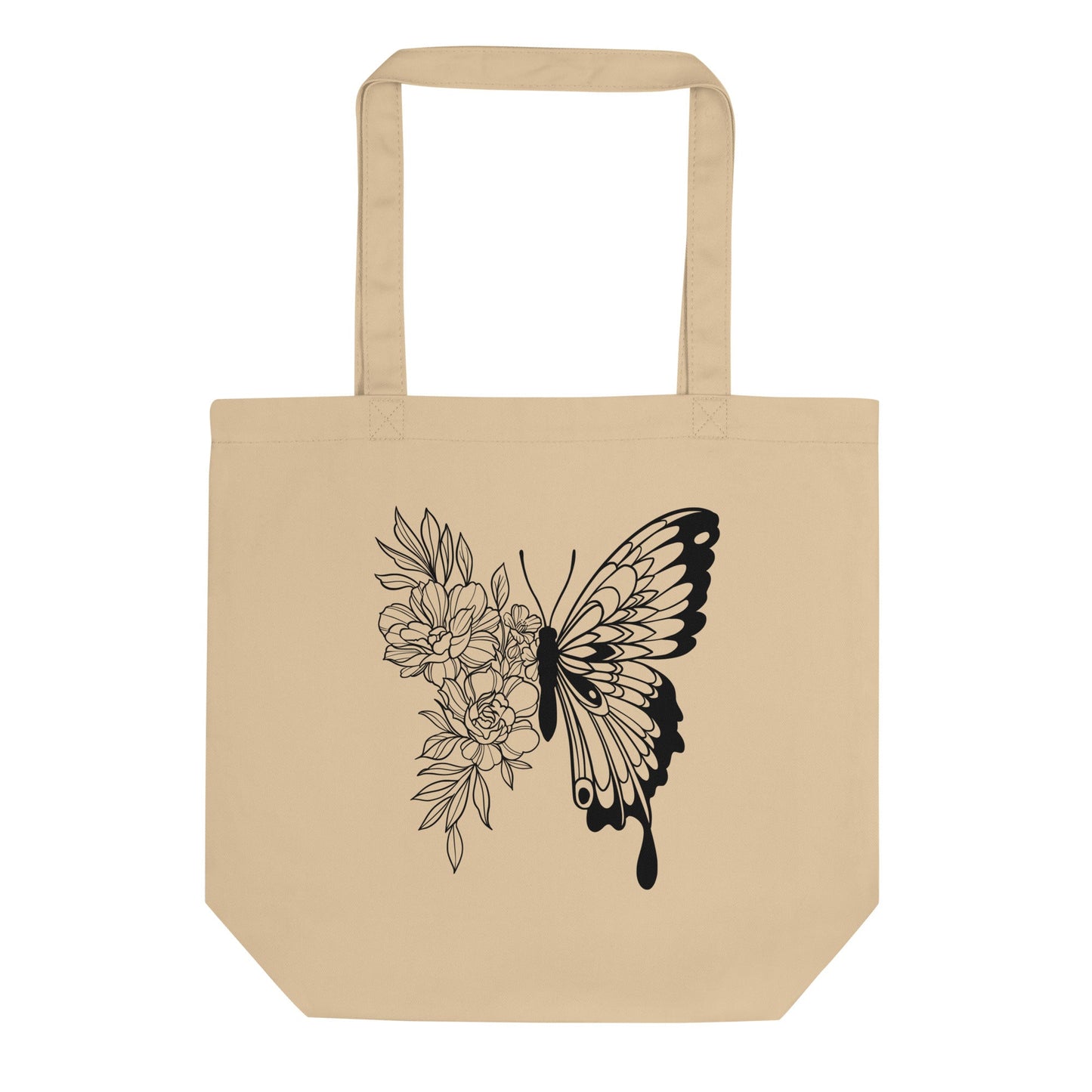 Elegant Butterfly | Nature - Inspired Eco Tote Bag - f9artist