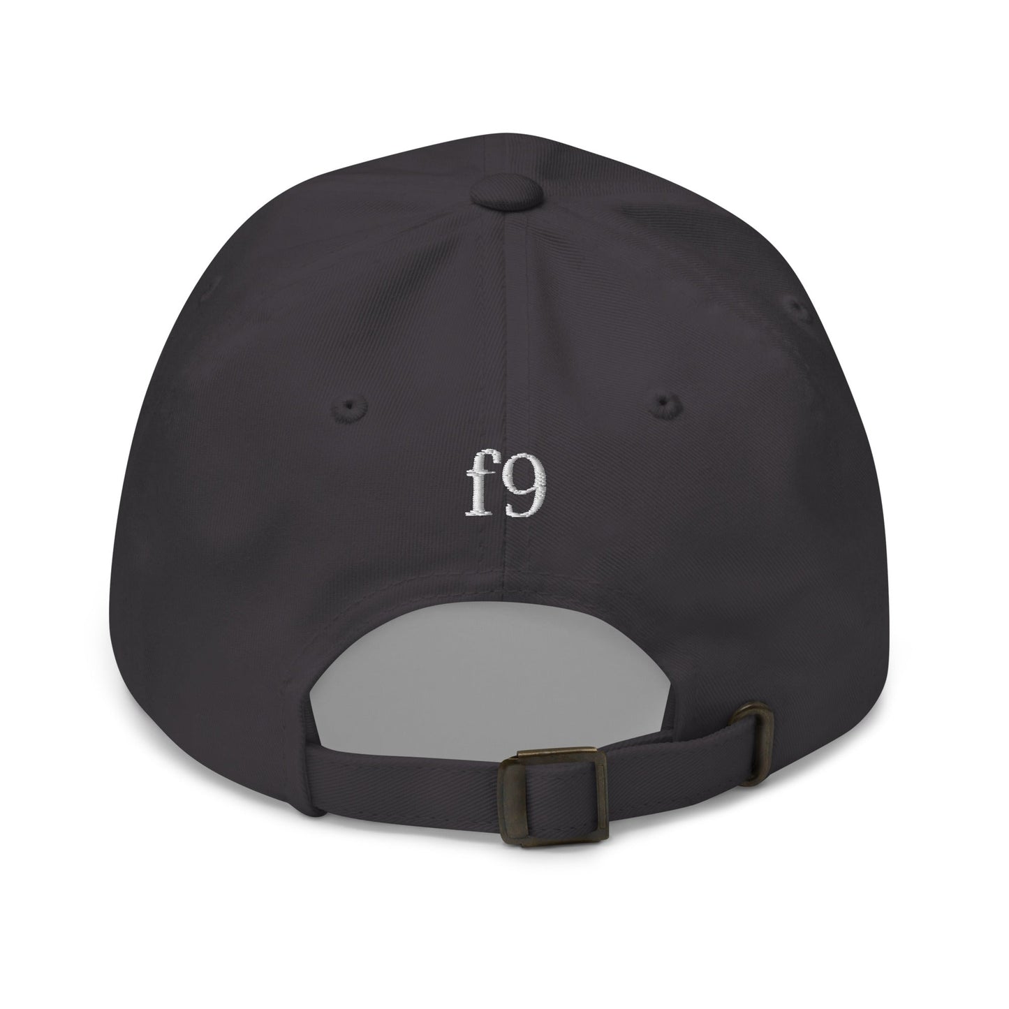 EYE Embroidered Classic Dad Hat with bold eye design on black cotton cap