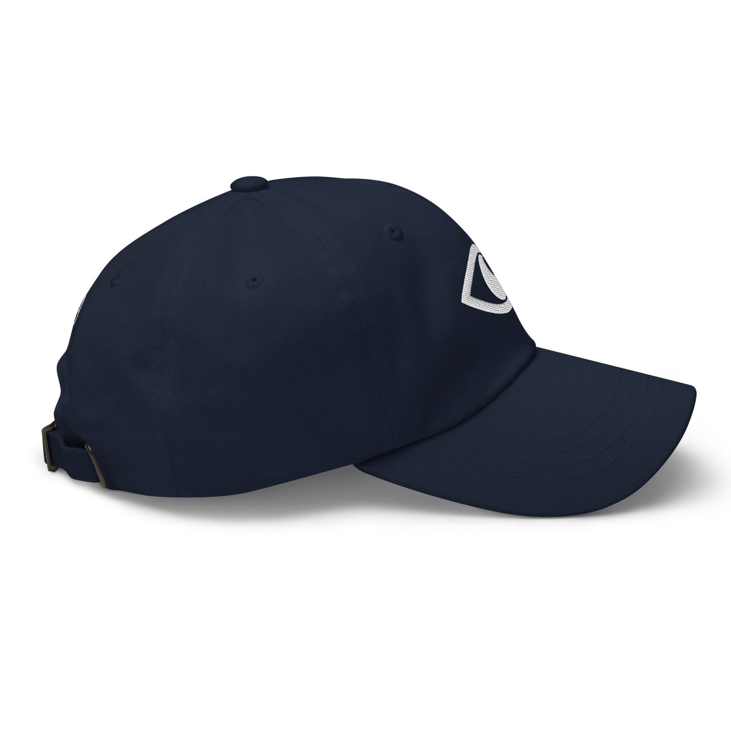 EYE Embroidered Classic Dad Hat with bold eye design on black cotton cap