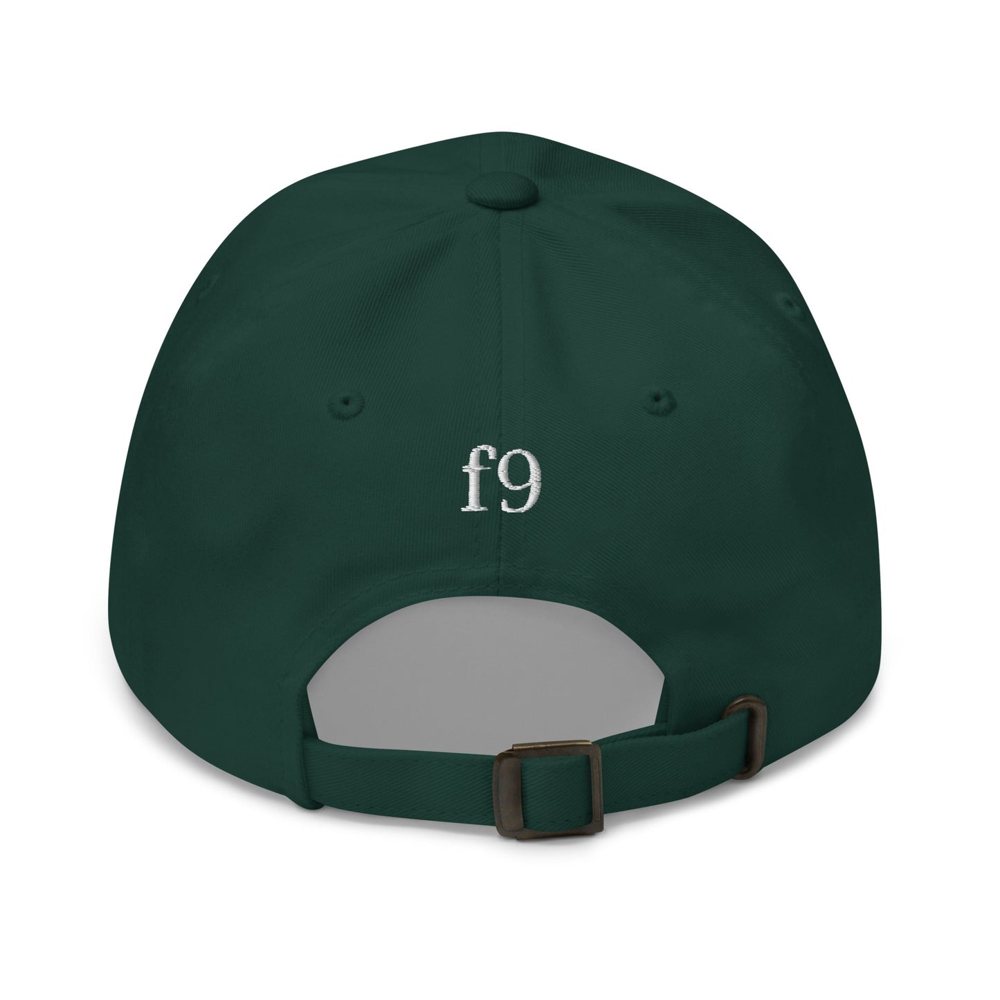 EYE Embroidered Classic Dad Hat with bold eye design on black cotton cap
