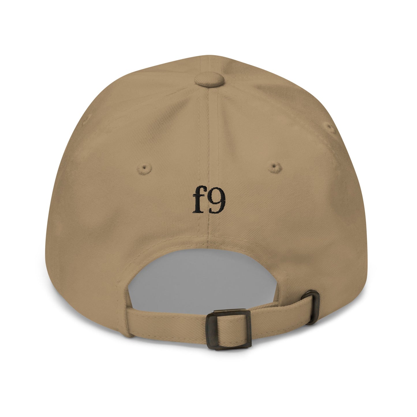 EYE Embroidered Classic Dad Hat with bold eye design on black cotton cap