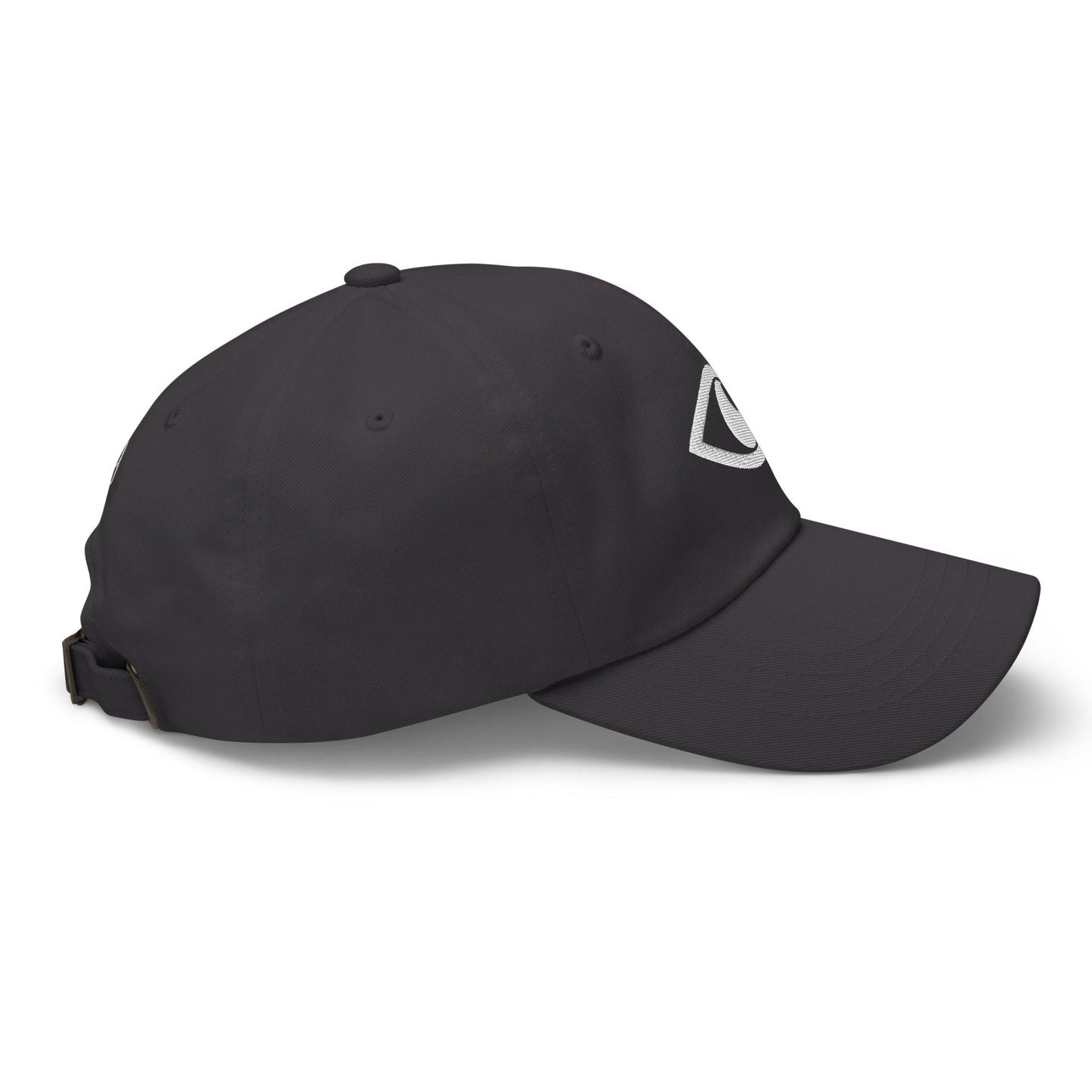 EYE Embroidered Classic Dad Hat with bold eye design on black cotton cap