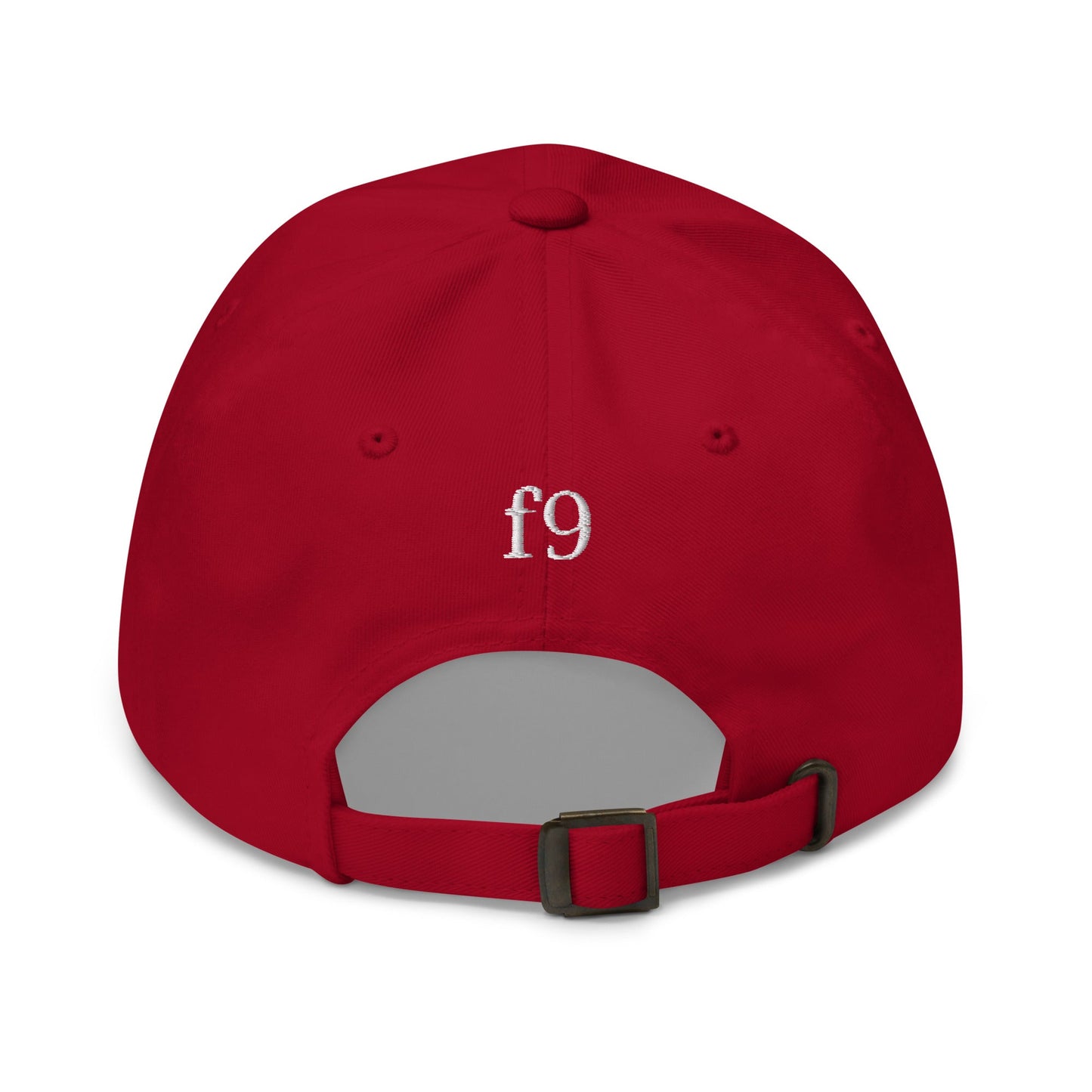 EYE Embroidered Classic Dad Hat with bold eye design on black cotton cap