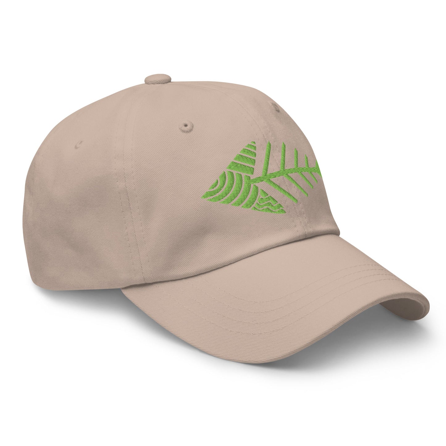 Fish Bone Embroidered Classic Dad Hat