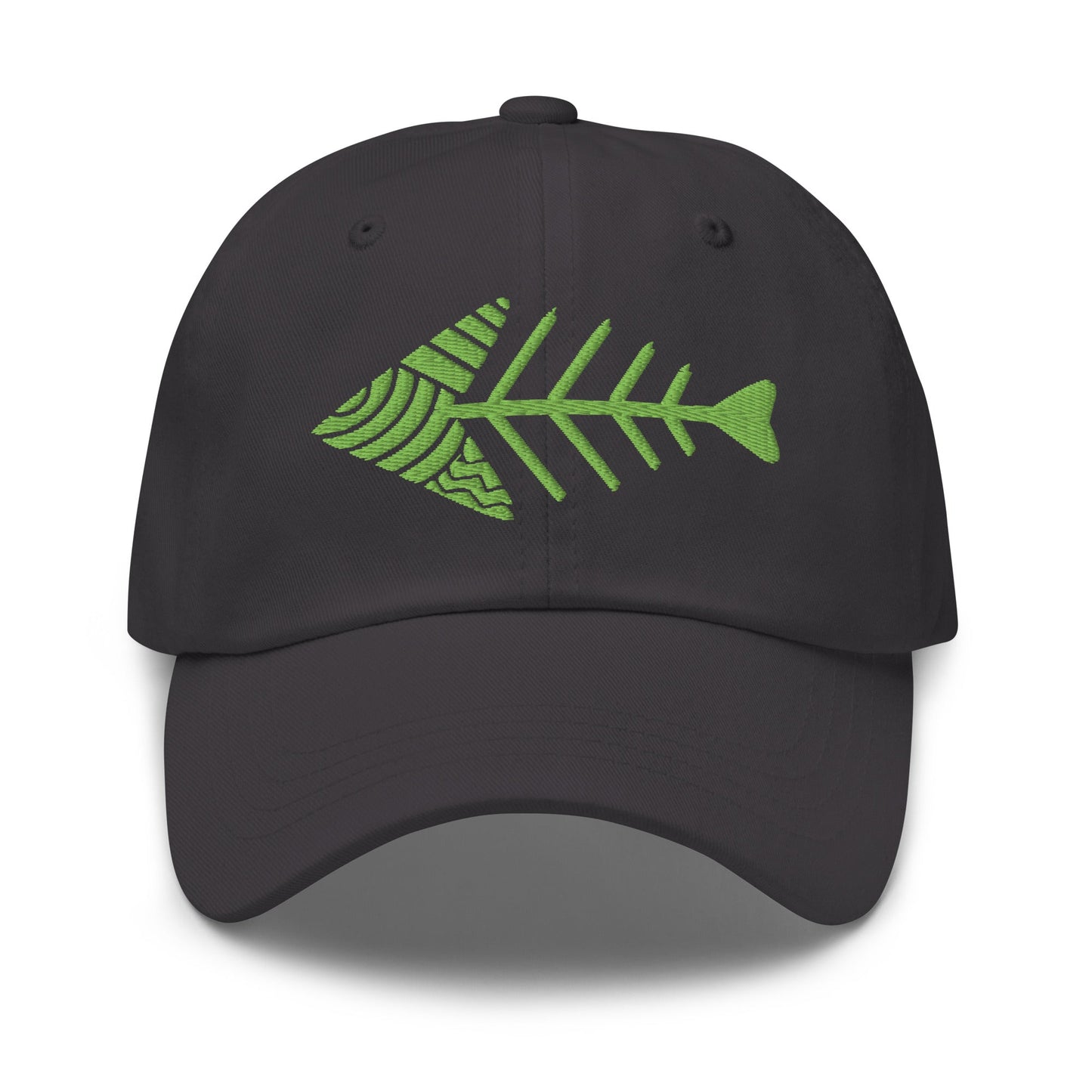 Fish Bone Embroidered Classic Dad Hat