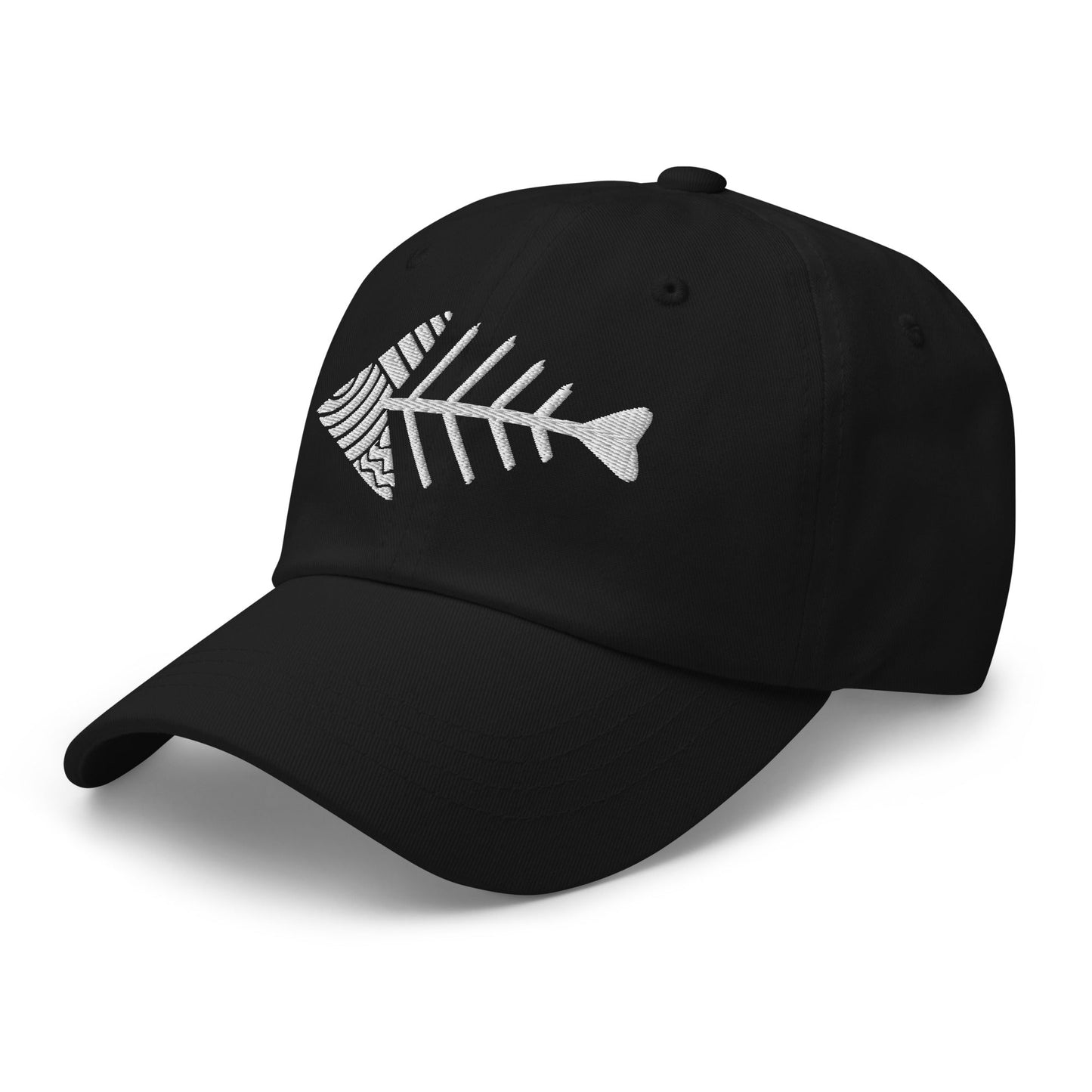 Fish Bone Embroidered Classic Dad Hat