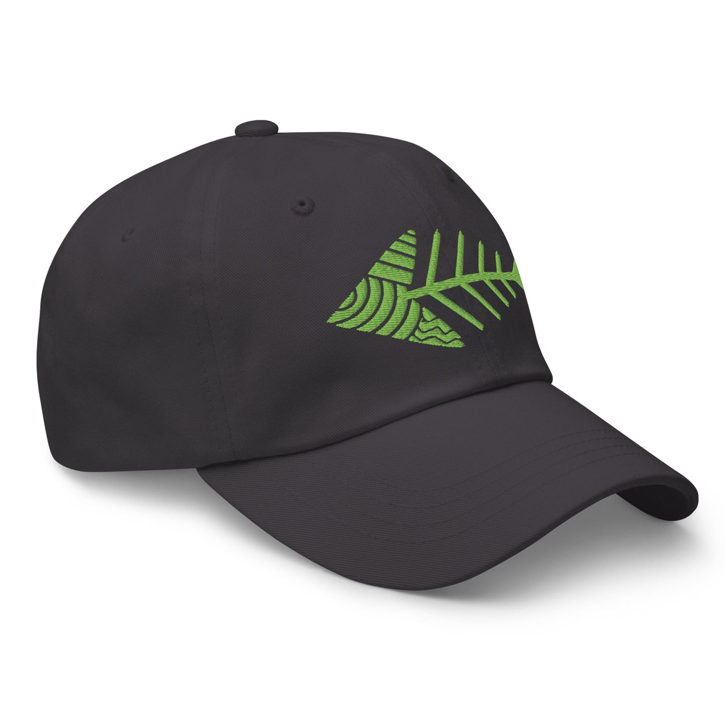 Fish Bone Embroidered Classic Dad Hat