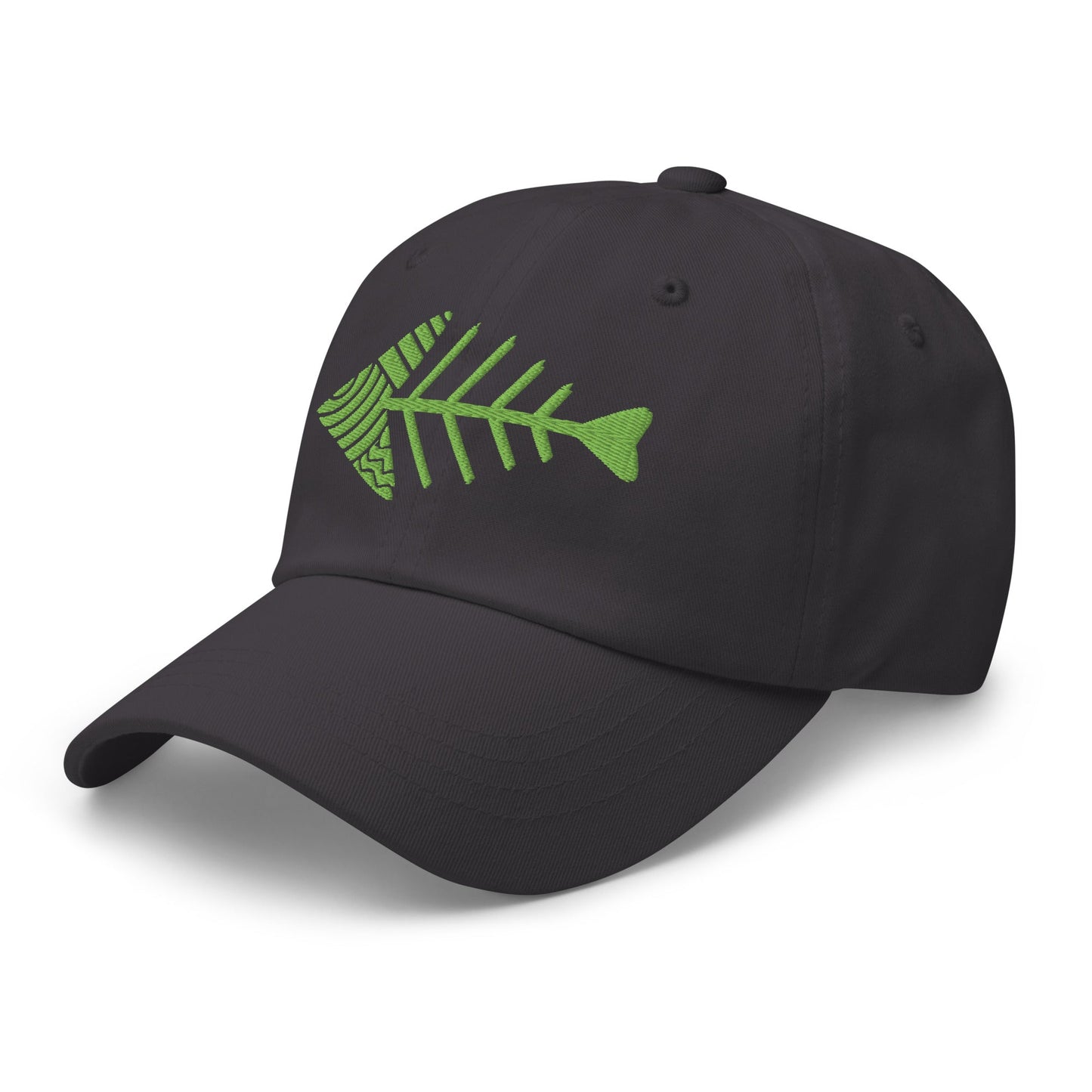 Fish Bone Embroidered Classic Dad Hat