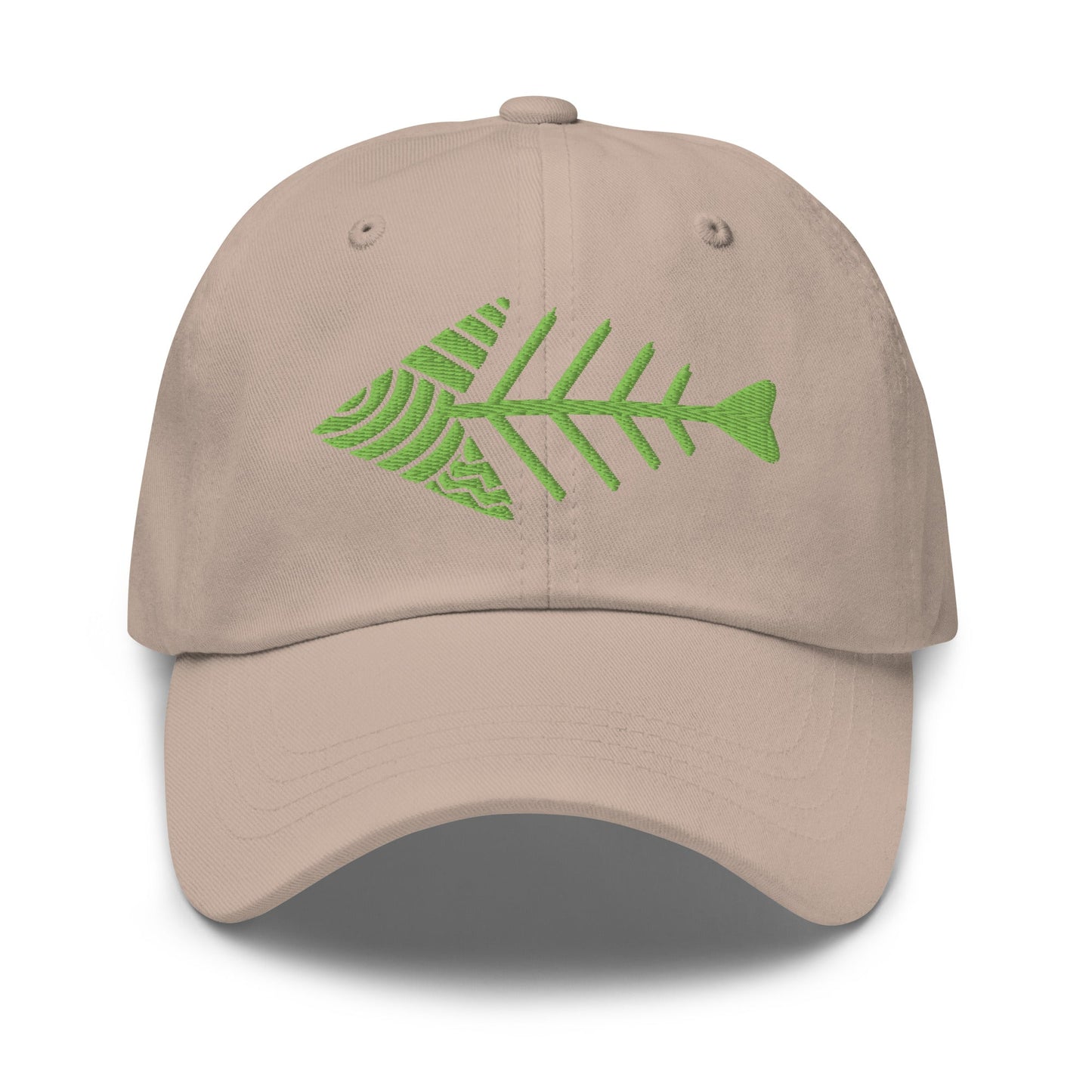 Fish Bone Embroidered Classic Dad Hat