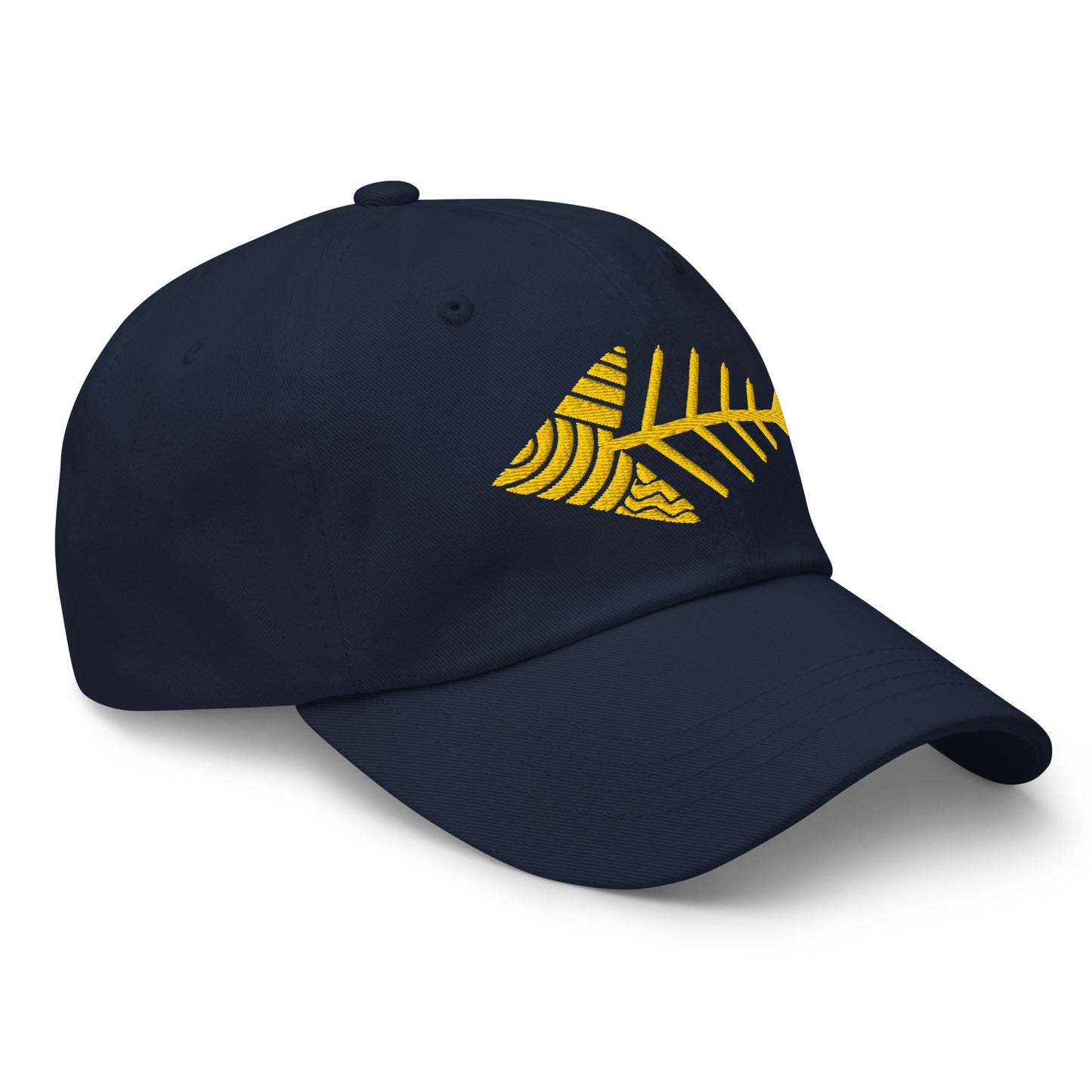Fish Bone Embroidered Classic Dad Hat