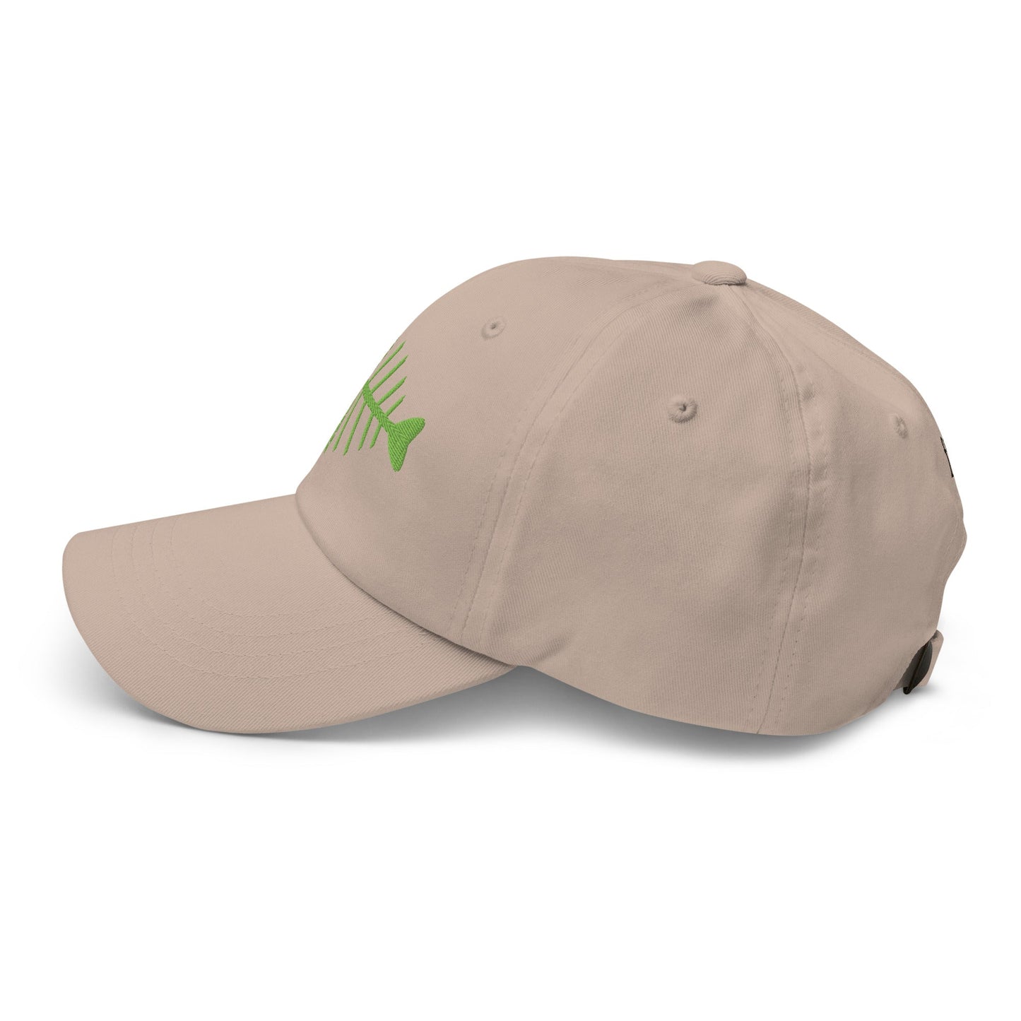 Fish Bone Embroidered Classic Dad Hat