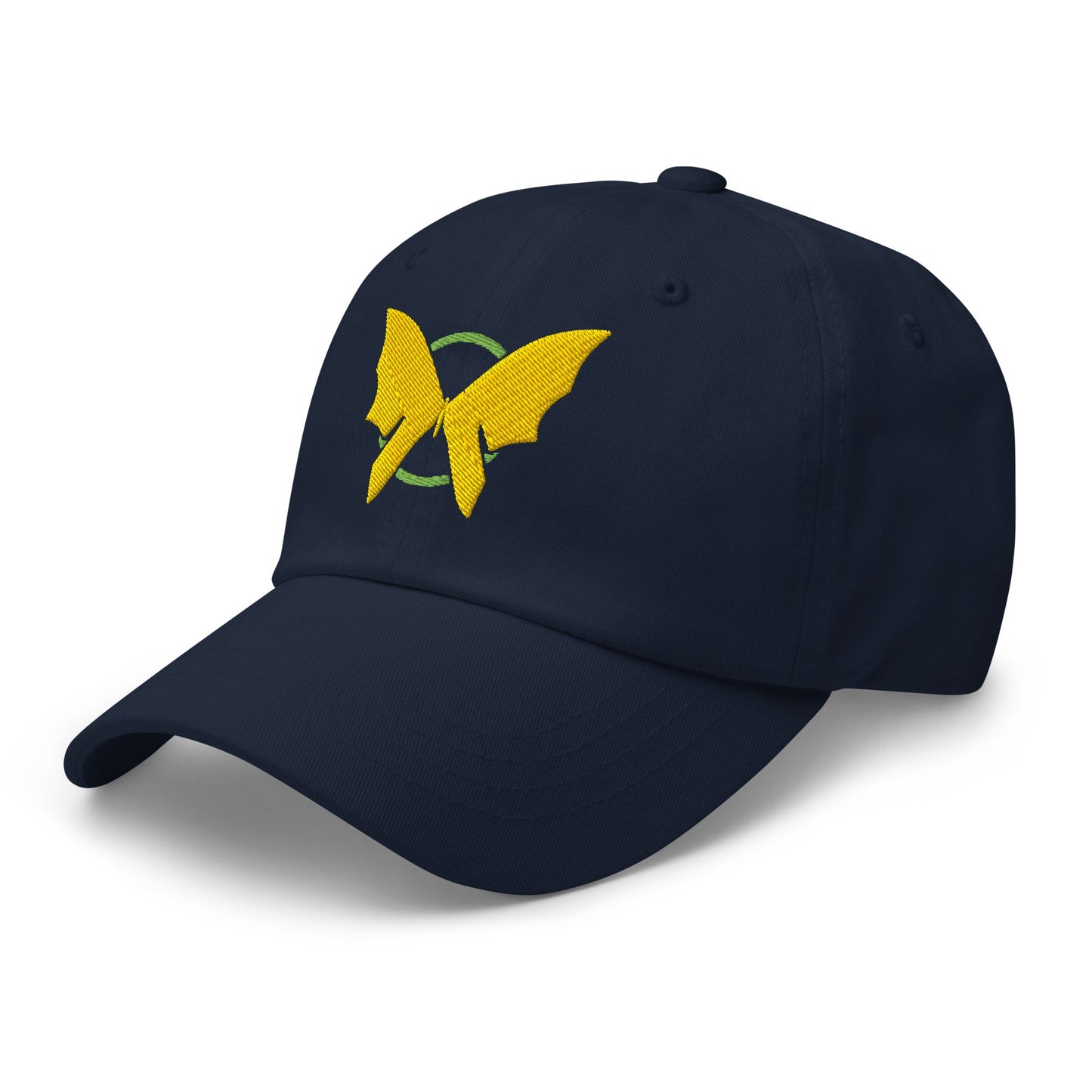 Fly Freely ⏐ Embroidered Butterfly Classic Dad Hat - f9artist