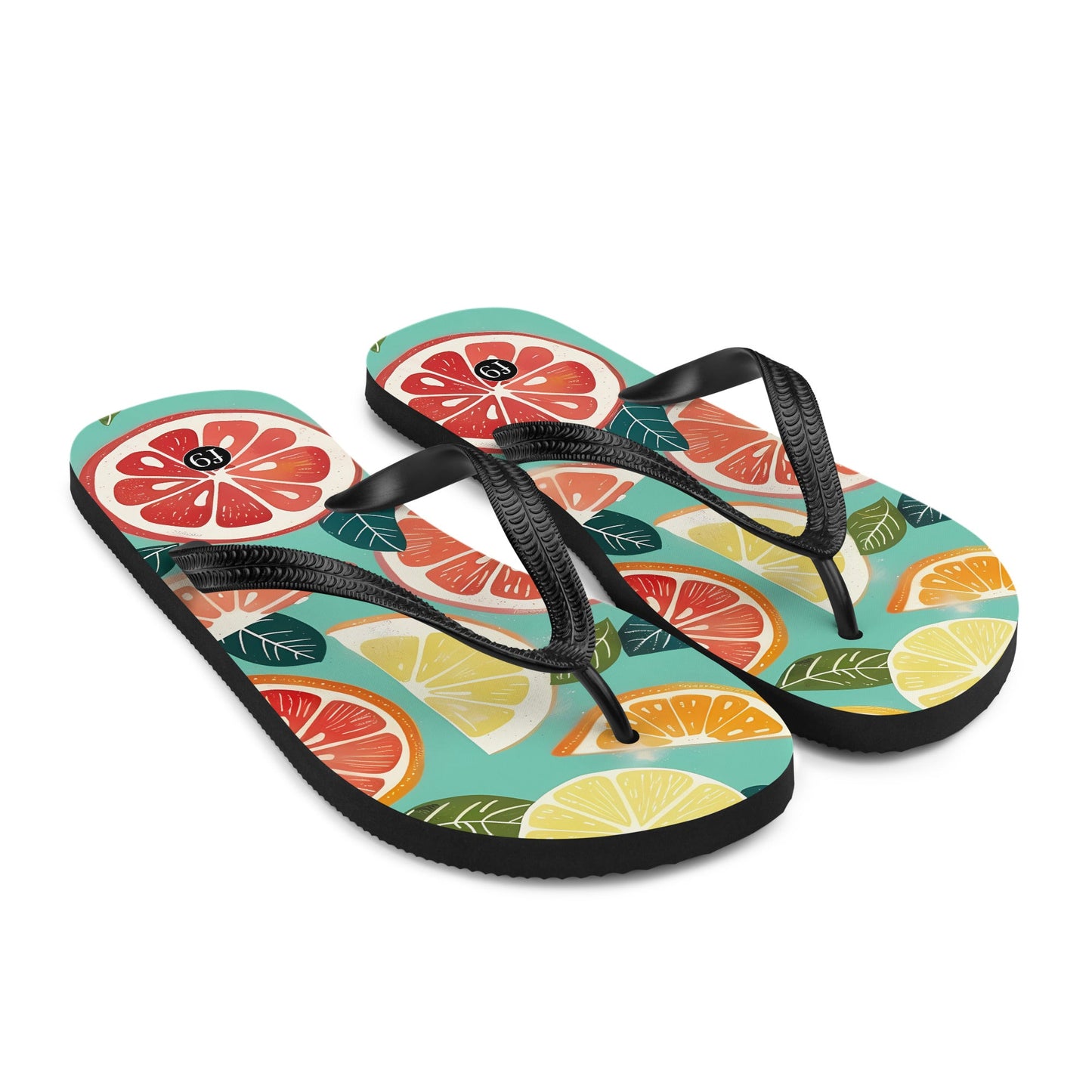 Tide Muse Series | Sublimation Flip Flop Inspired by the Rhythm of the Sea - f9artist