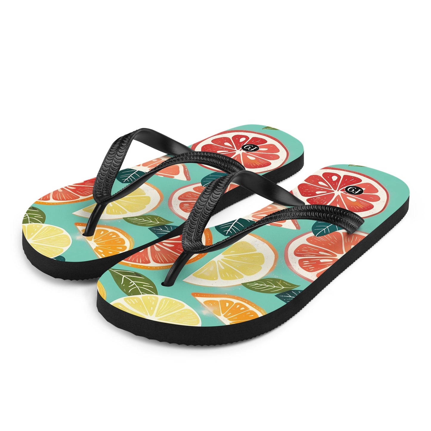Tide Muse Series | Sublimation Flip Flop Inspired by the Rhythm of the Sea - f9artist