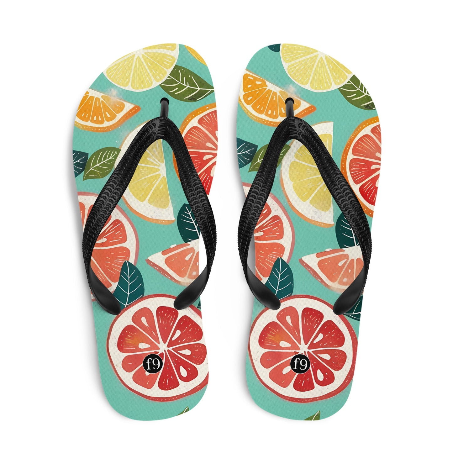 Tide Muse Series | Sublimation Flip Flop Inspired by the Rhythm of the Sea - f9artist