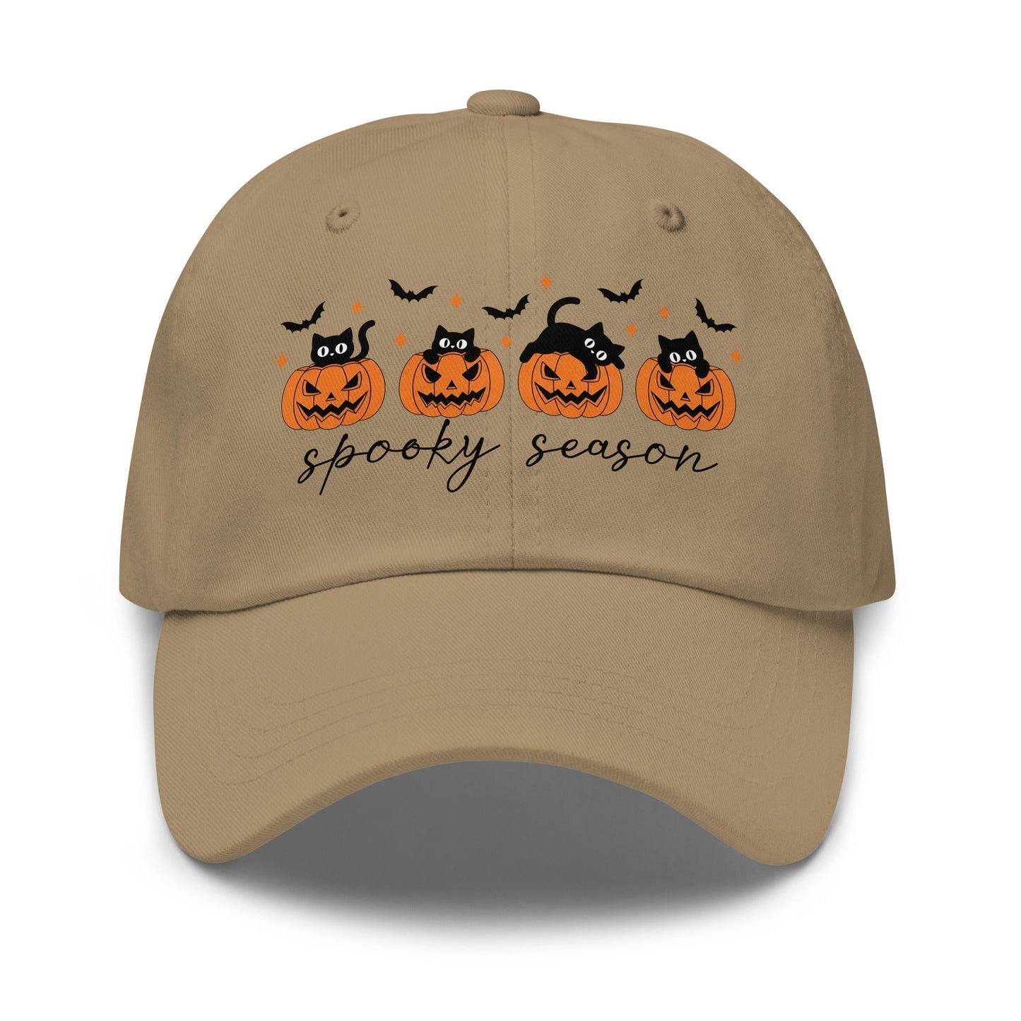 🎃 Halloween Cat & Pumpkin Dad Hat 🎃 - f9artist