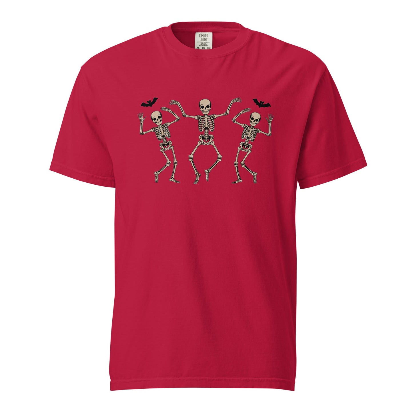 Halloween Skeleton Dance T-Shirt | Funny Spooky Dancing Skeleton Unisex Tee - f9artist