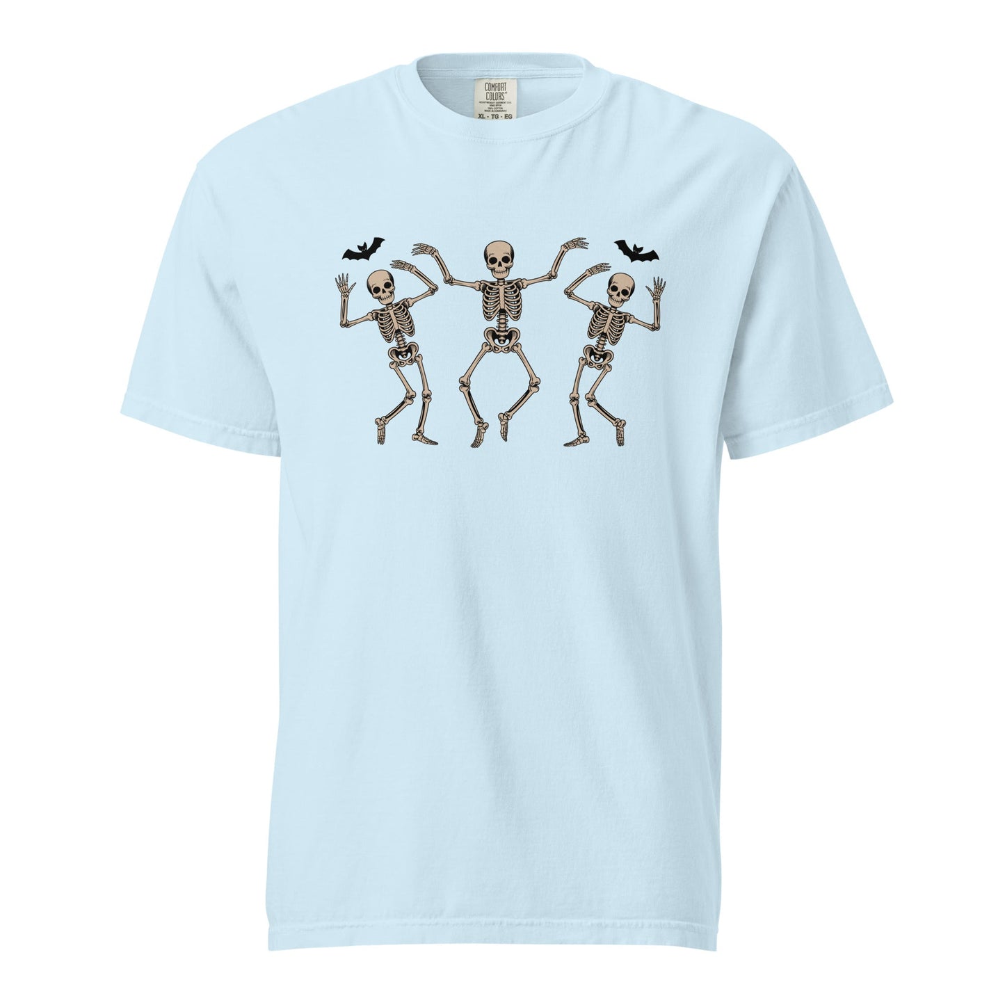 Halloween Skeleton Dance T-Shirt | Funny Spooky Dancing Skeleton Unisex Tee - f9artist
