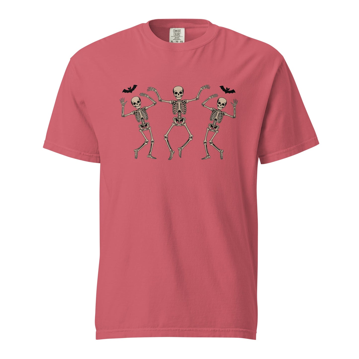 Halloween Skeleton Dance T-Shirt | Funny Spooky Dancing Skeleton Unisex Tee - f9artist
