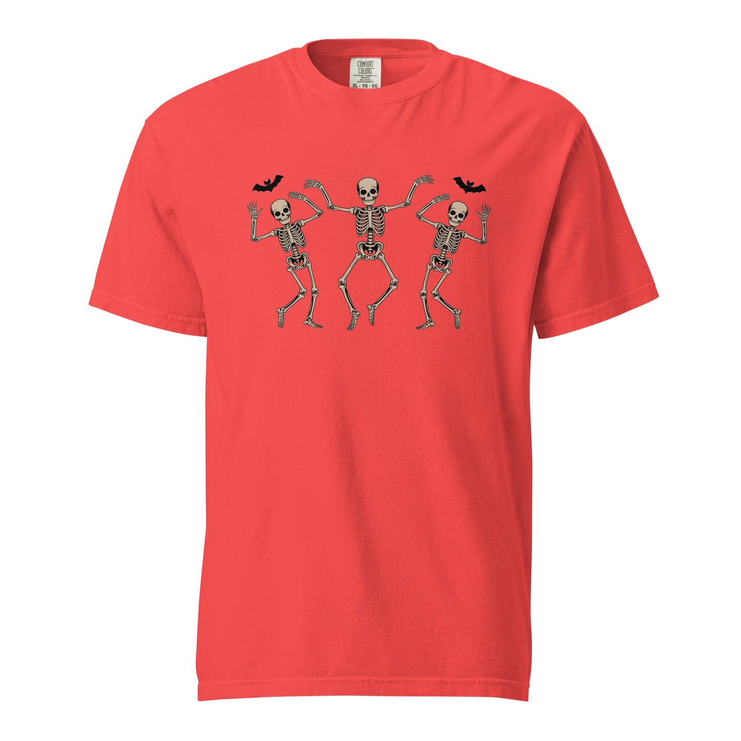 Halloween Skeleton Dance T-Shirt | Funny Spooky Dancing Skeleton Unisex Tee - f9artist