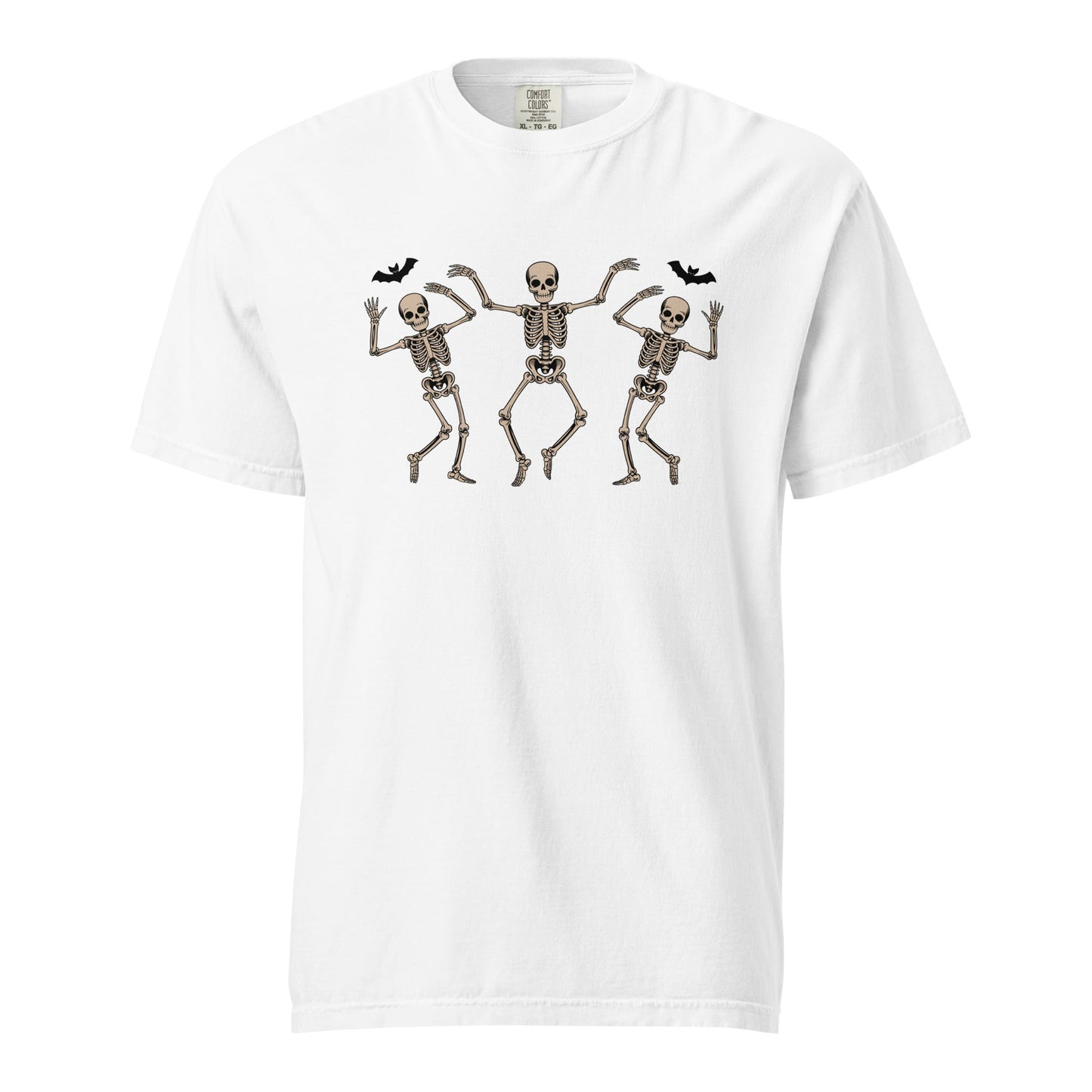 Halloween Skeleton Dance T-Shirt | Funny Spooky Dancing Skeleton Unisex Tee - f9artist