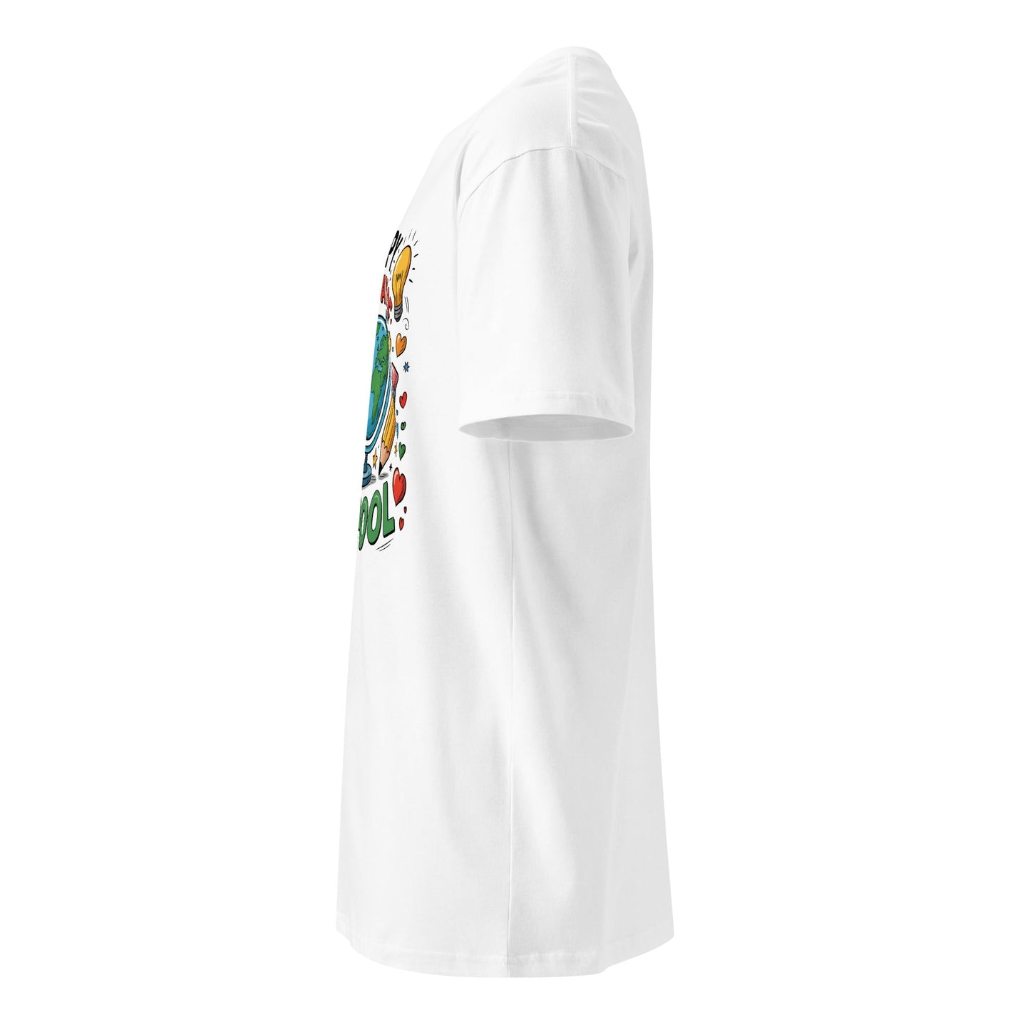 Happy First Day of School T-Shirt – Unisex Premium Back to School Cotton Tee for Kids & Teachers - f9artist