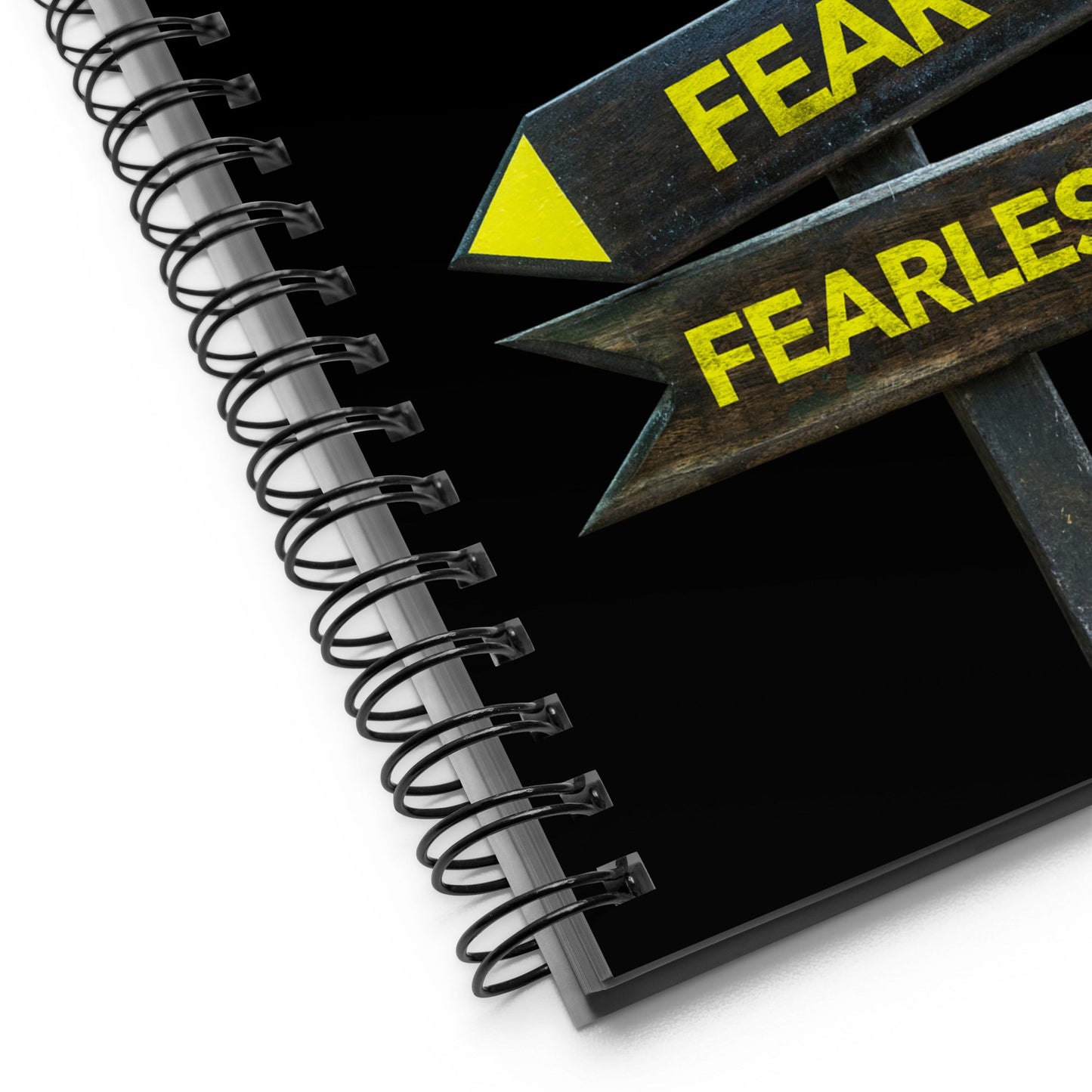 I Am Fearless | Affirmation Cover Spiral Notebook - f9artist