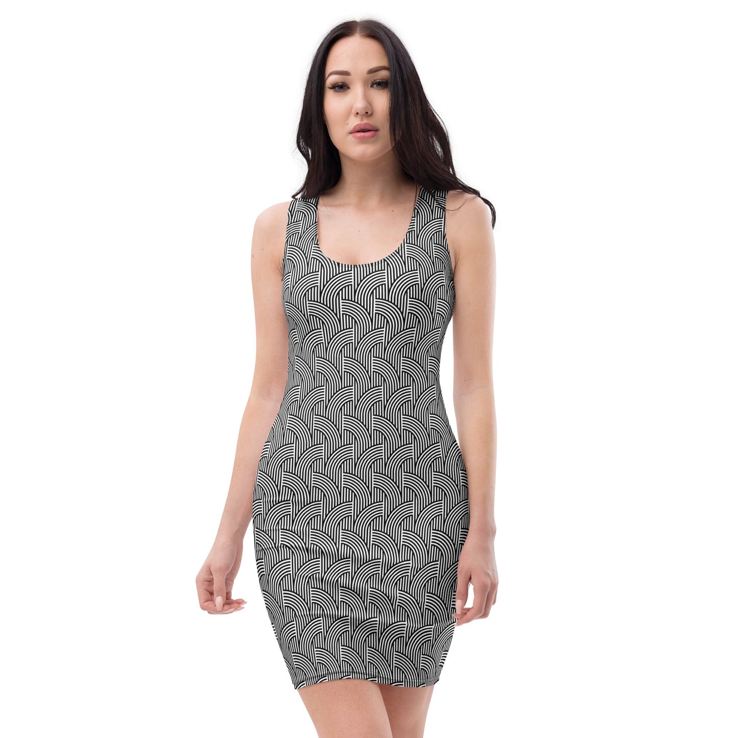 Midnight Curve Bodycon Dress - f9artist