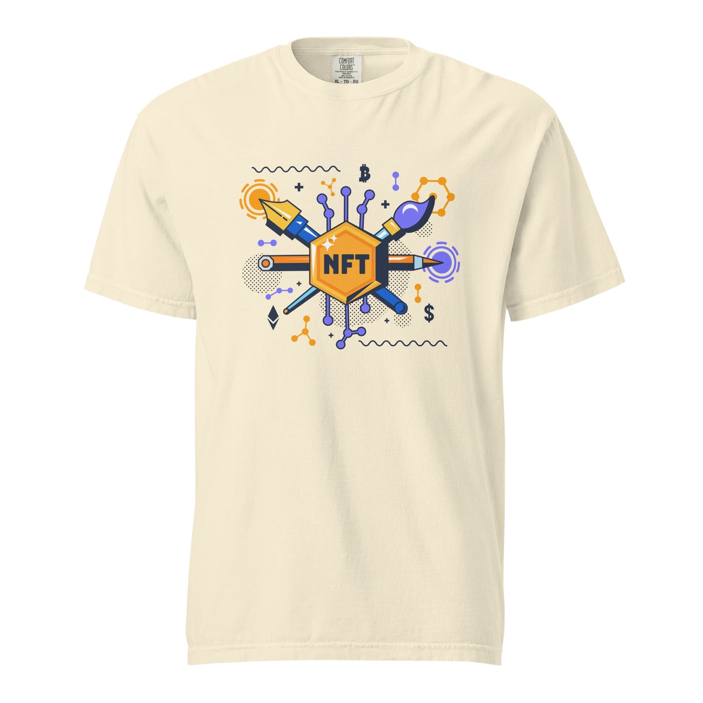 NFT | Tee Comfort Colors T-Shirt | Crypto Fashion | Blockchain Digital Art Shirt | Style Tee - f9artist