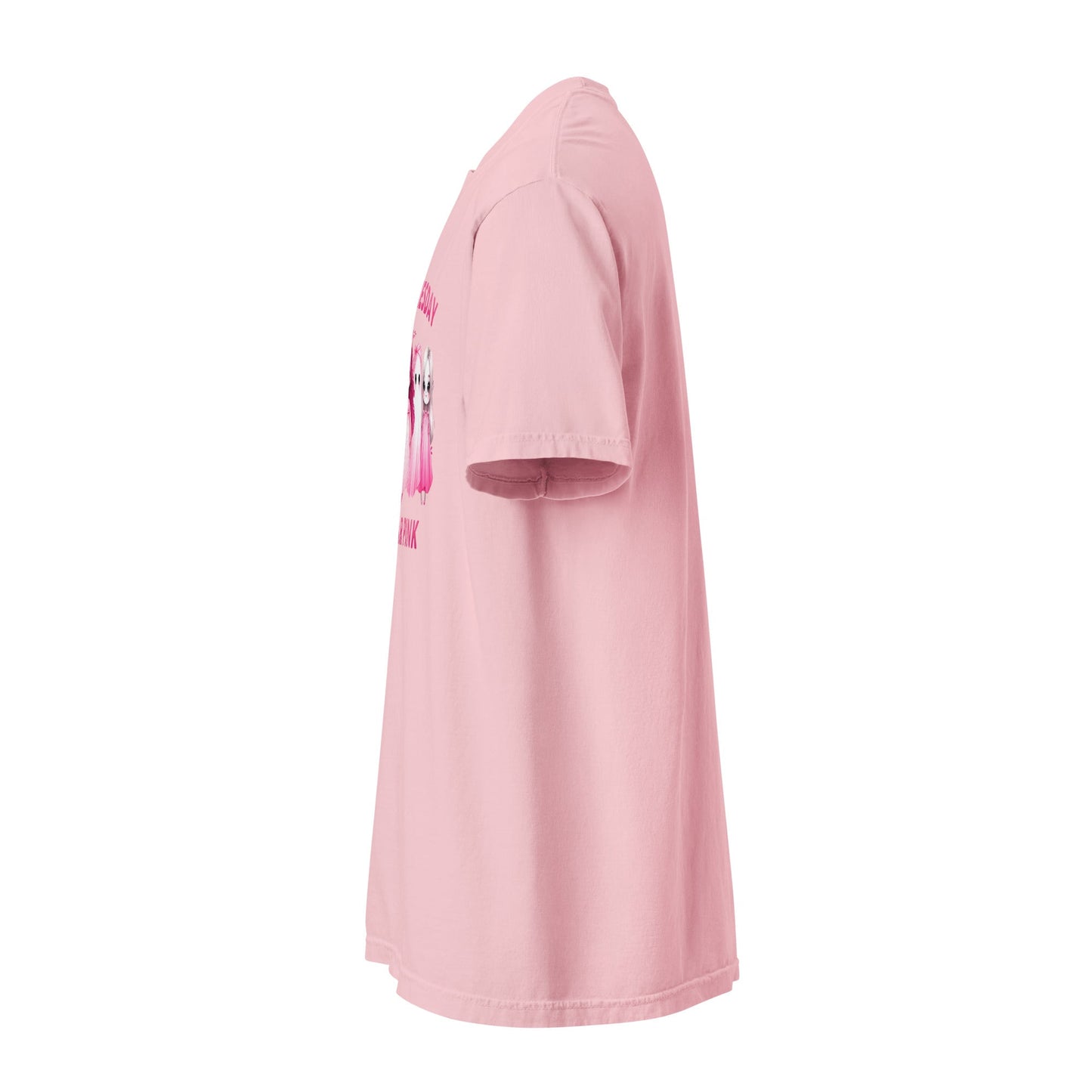 On Wednesdays We Wear Pink Ghost T-Shirt | Halloween Mean Girls Graphic Tee - f9artist