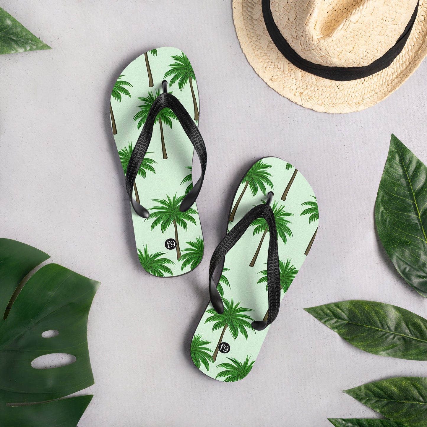Palm Breeze Sublimation Flip Flop | Walk the Island Vibe