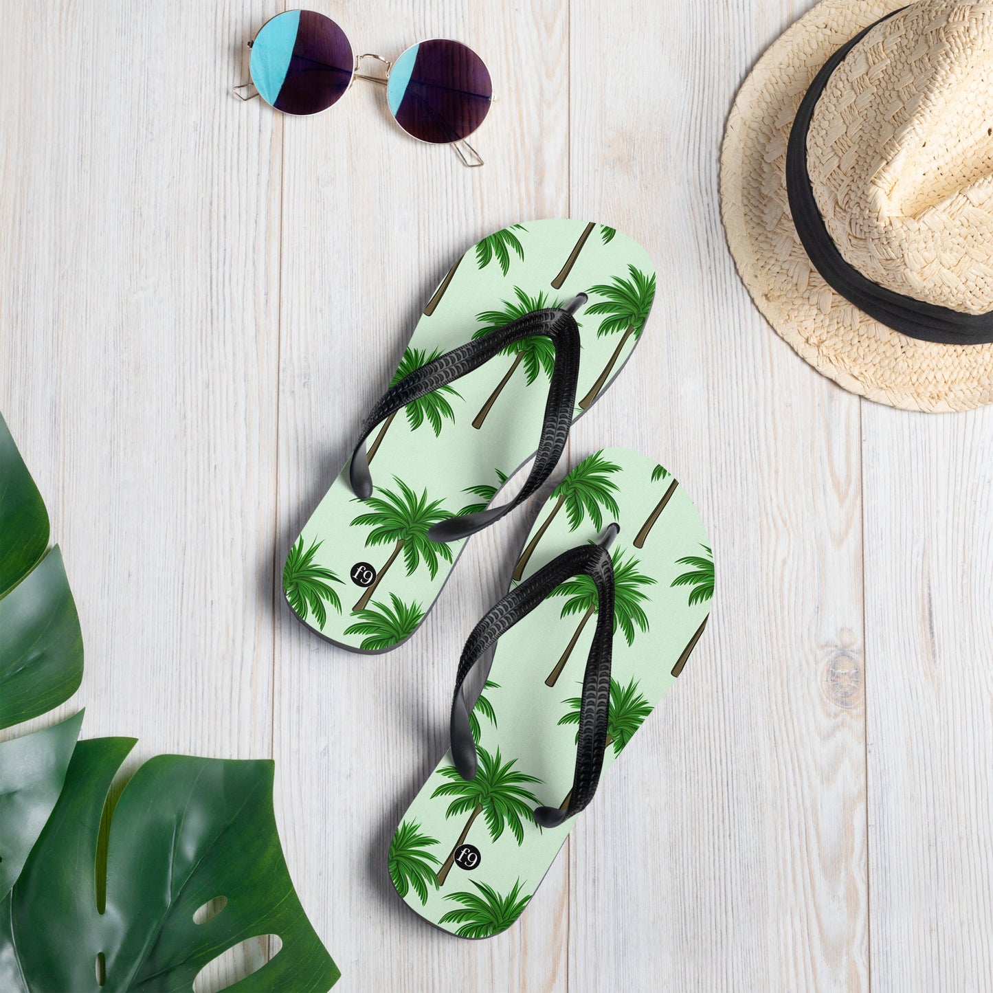 Palm Breeze Sublimation Flip Flop | Walk the Island Vibe