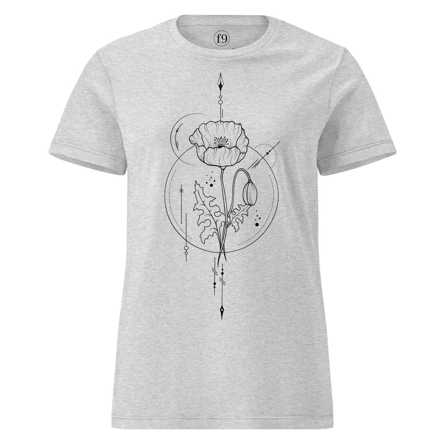 Poppy Women’s Basic Softstyle T-Shirt - f9artist