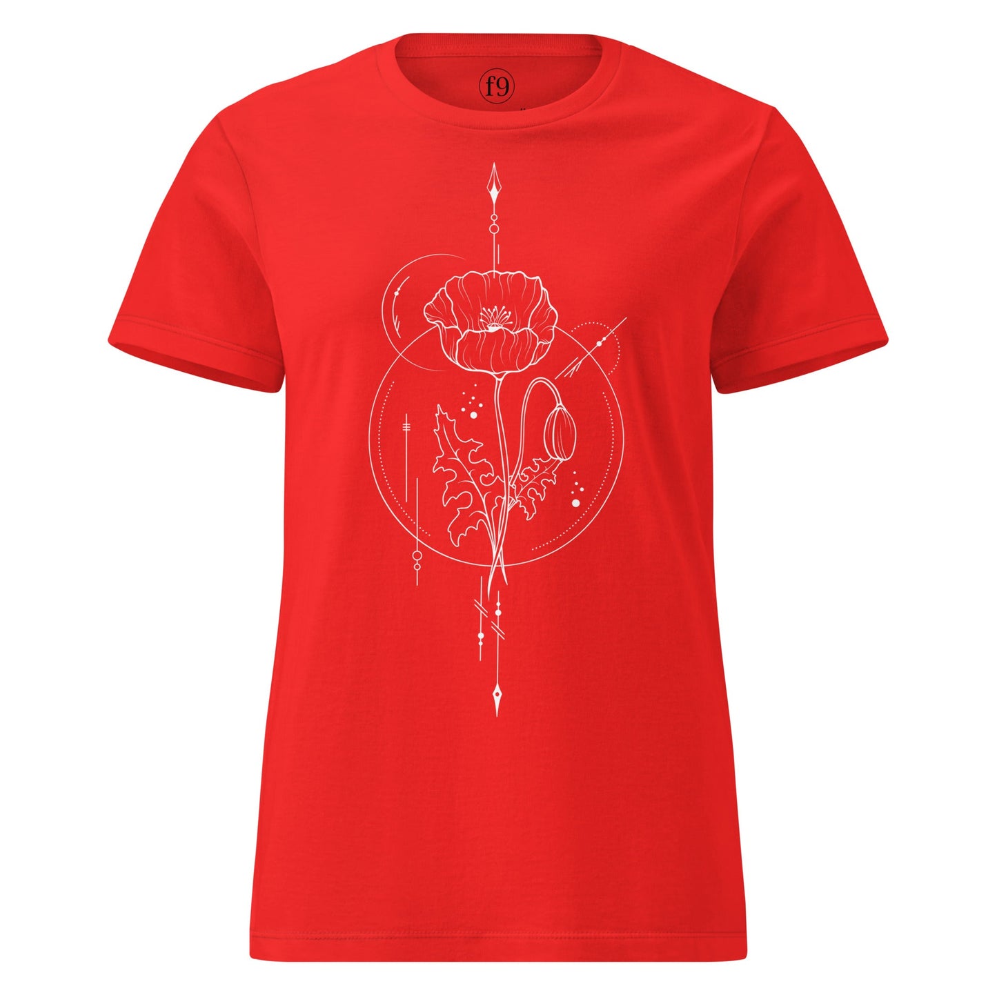 Poppy Women’s Basic Softstyle T-Shirt - f9artist