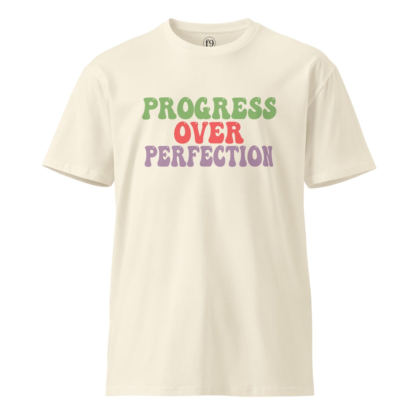Progress Over Perfection T-Shirt – Unisex Premium Motivational Cotton Tee - f9artist