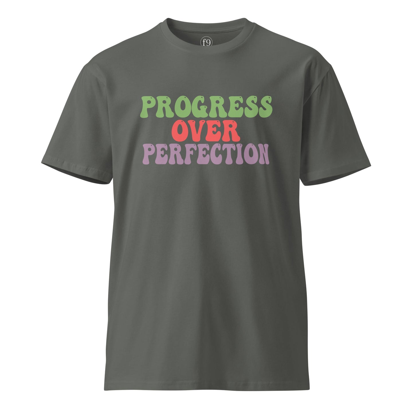 Progress Over Perfection T-Shirt – Unisex Premium Motivational Cotton Tee - f9artist